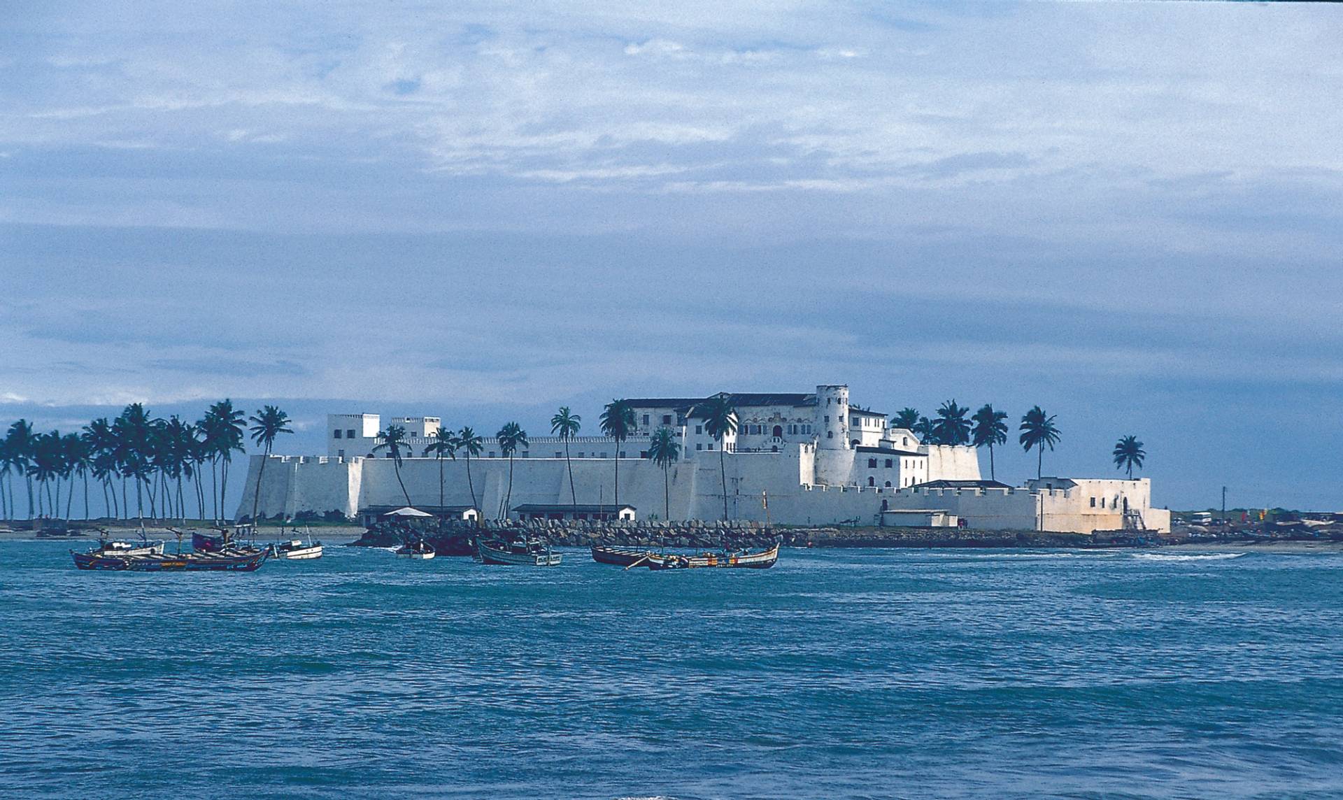 Elmina Slave Fort by Emmanuel Daubree