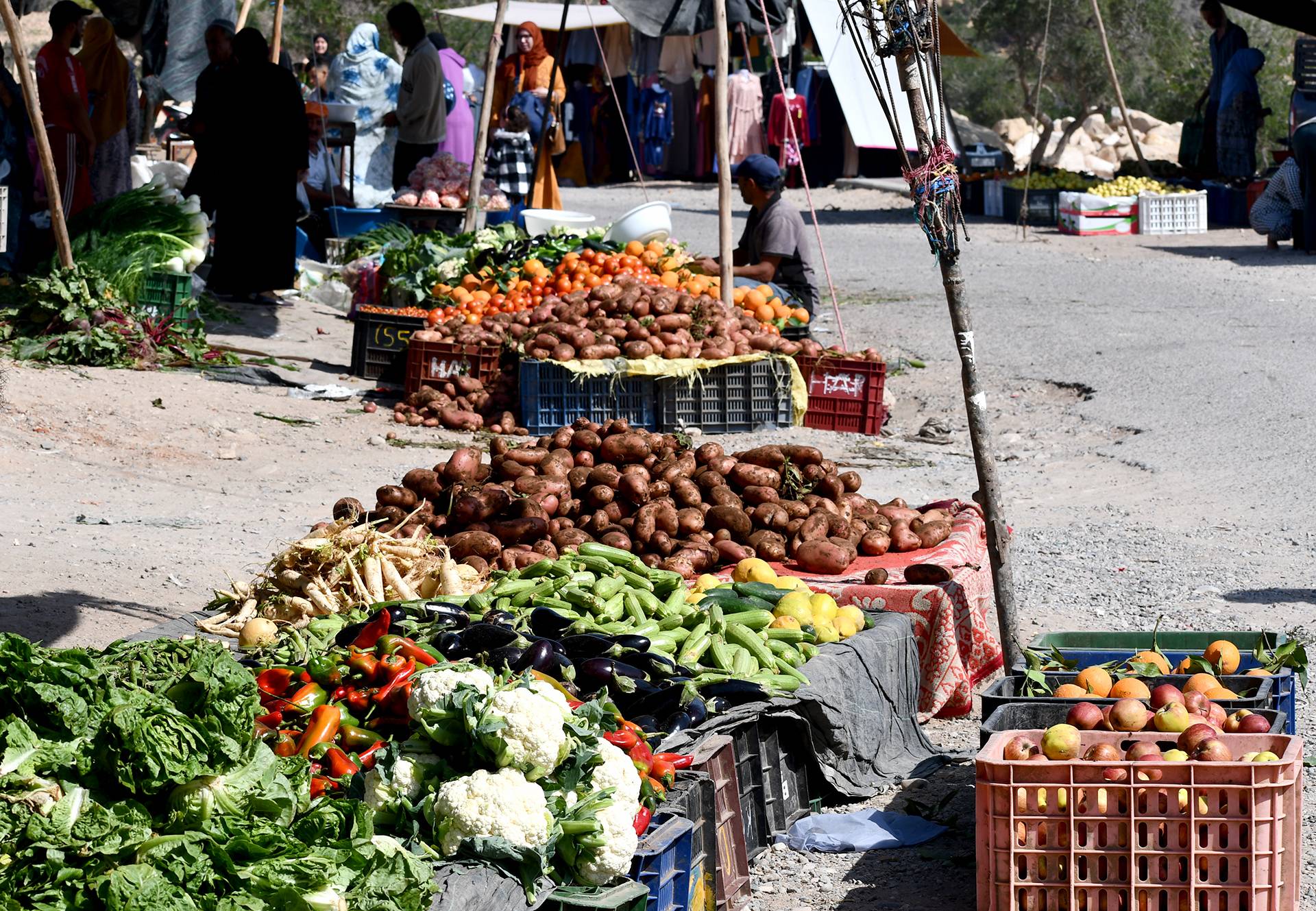 Moroccan Market by Bruce Sutherland