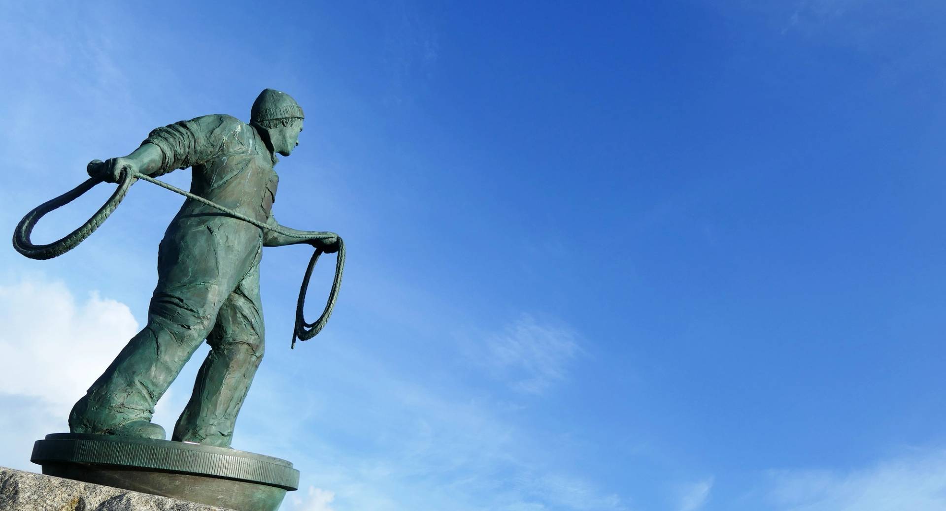 Newlyn Fisherman Sculpture by Dan Haylock