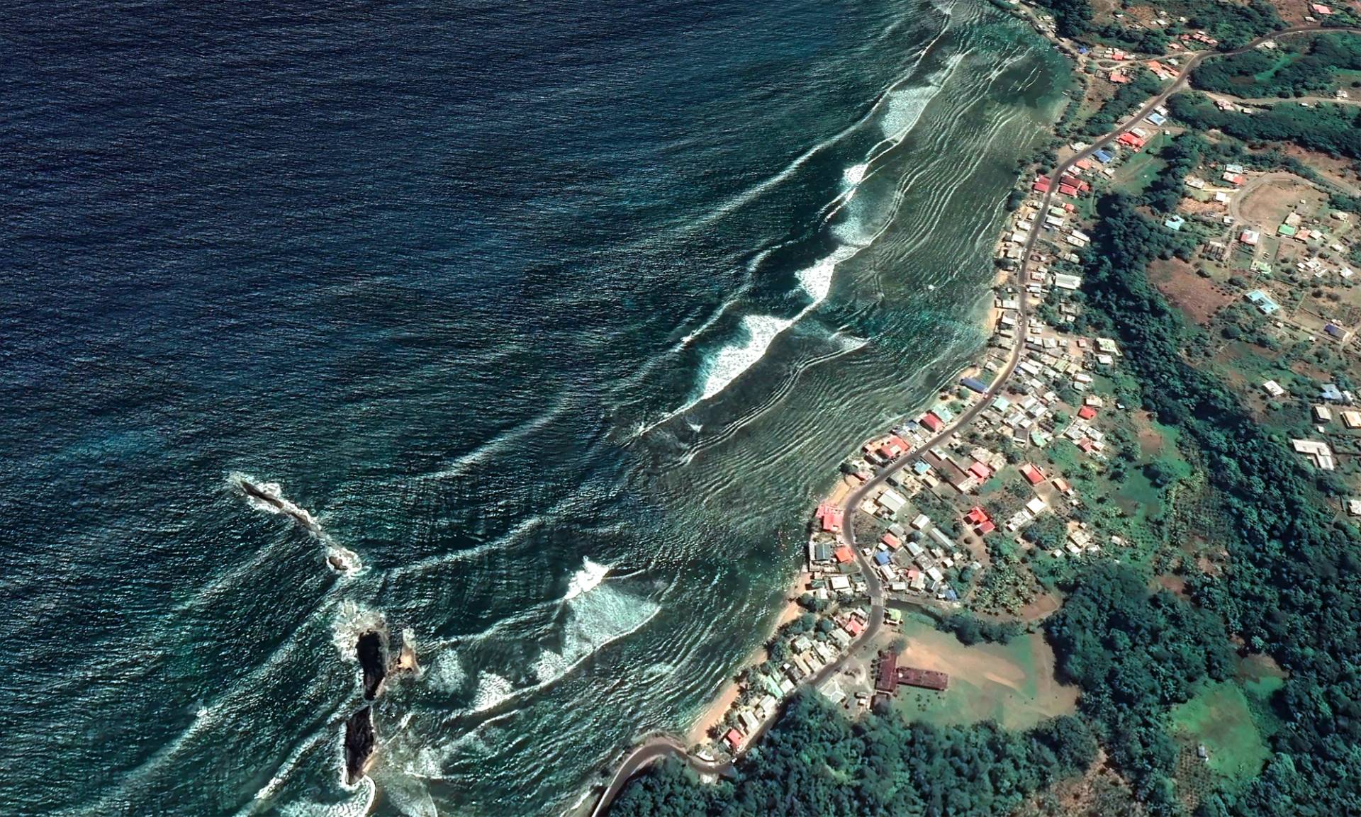 Dominica by Google Earth