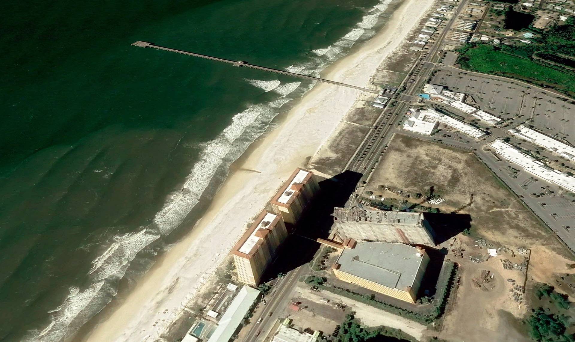 Panama City Pier, Florida Panhandle by Google Earth