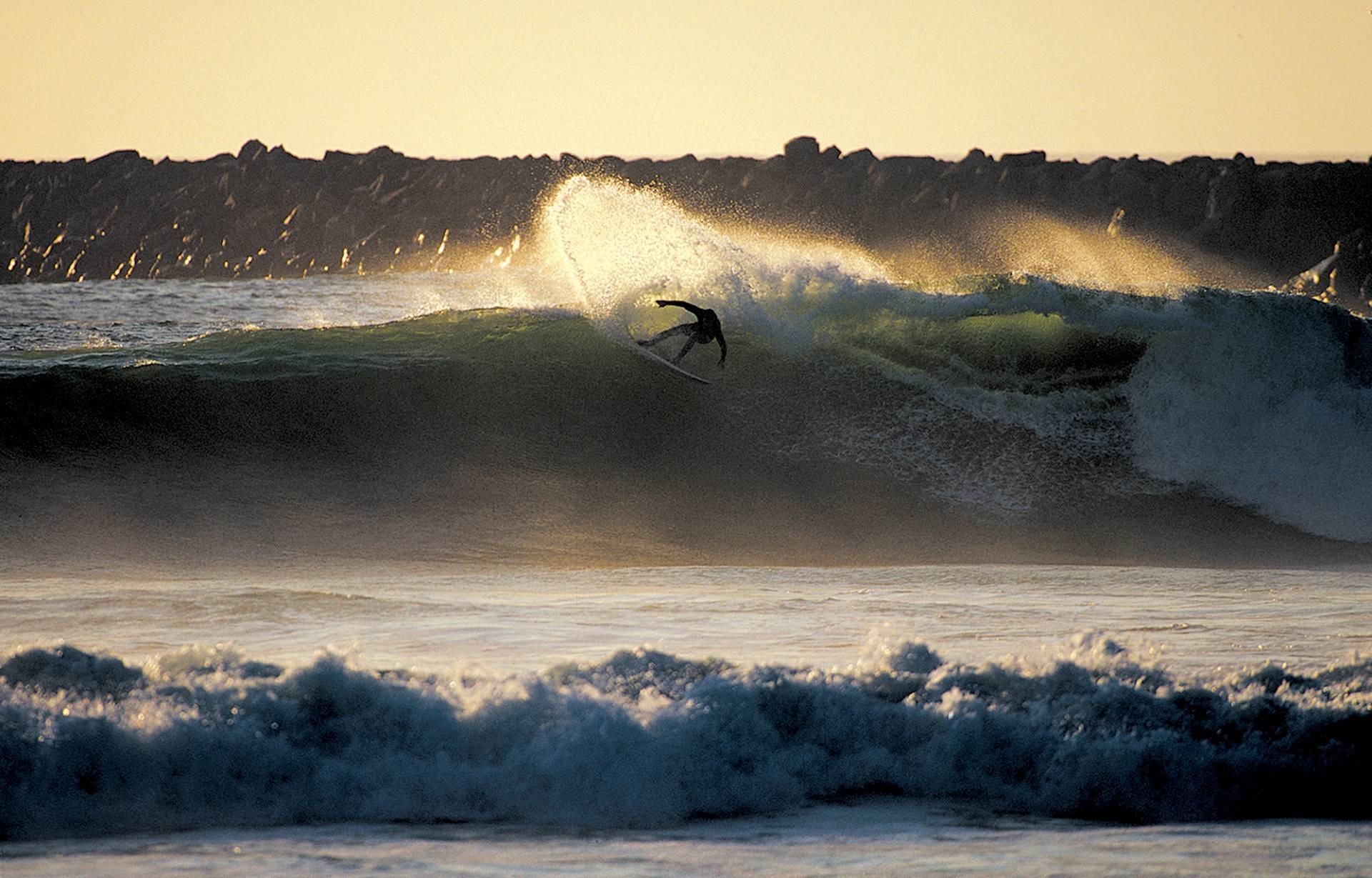 Westport - Jetty/Corner by Bob Barbour