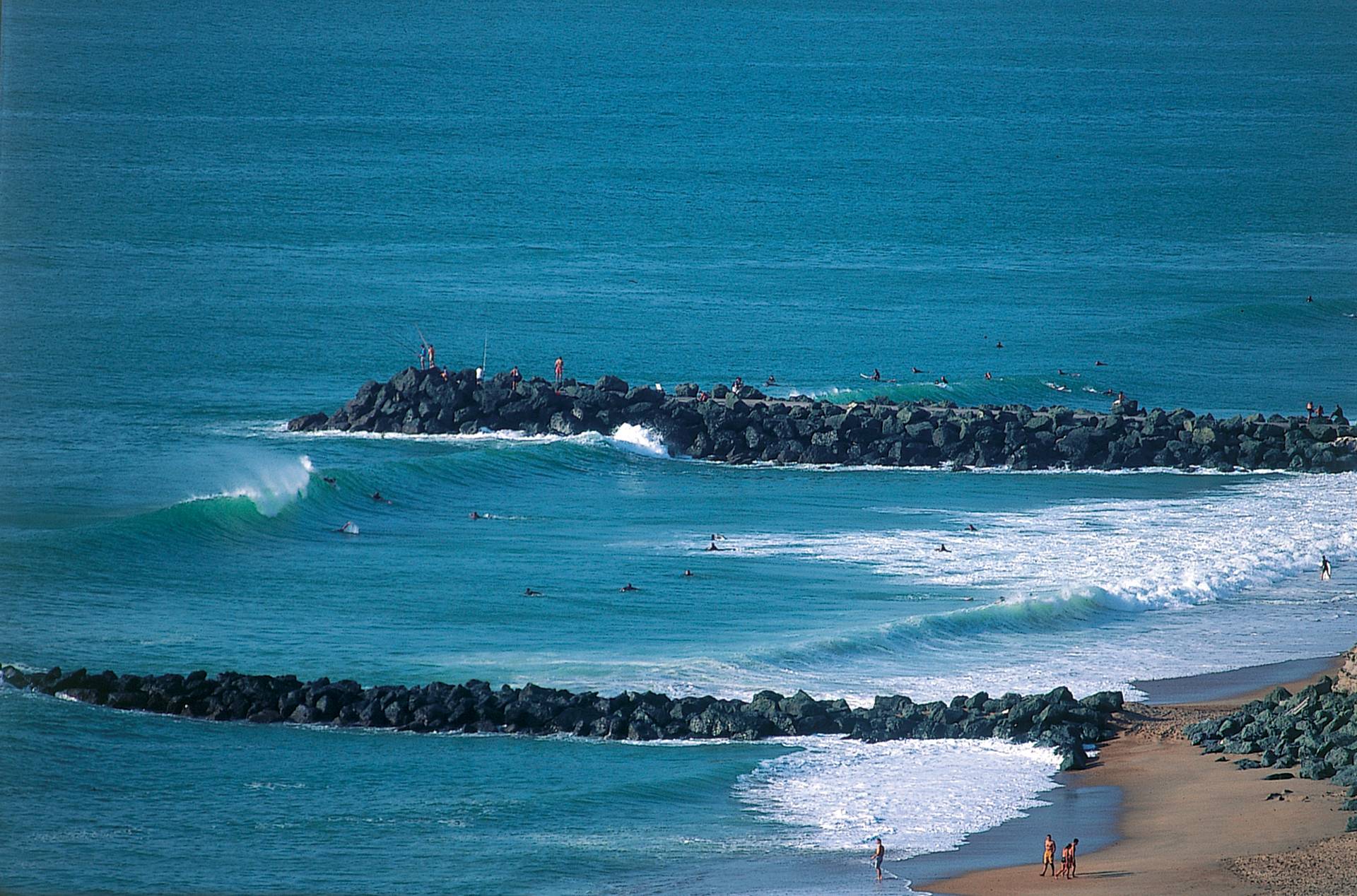 Anglet Jetties by Laurent Masurel