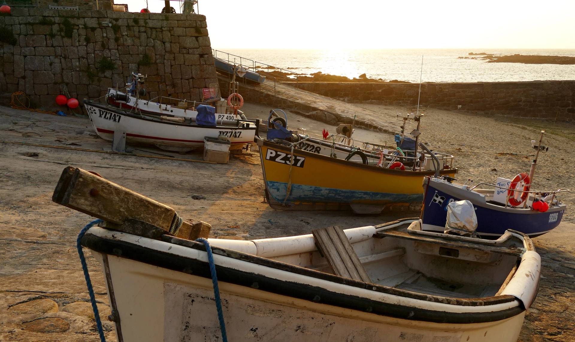 Sennen Harbour by Dan Haylock