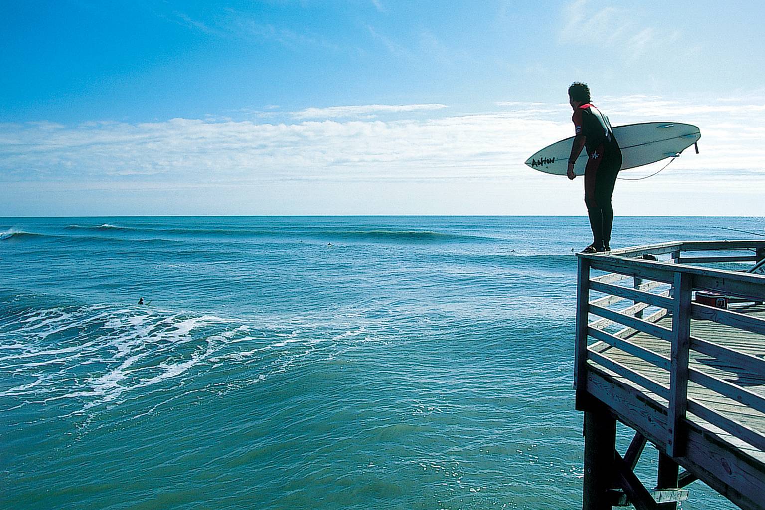 Pier Jump by Doug Waters