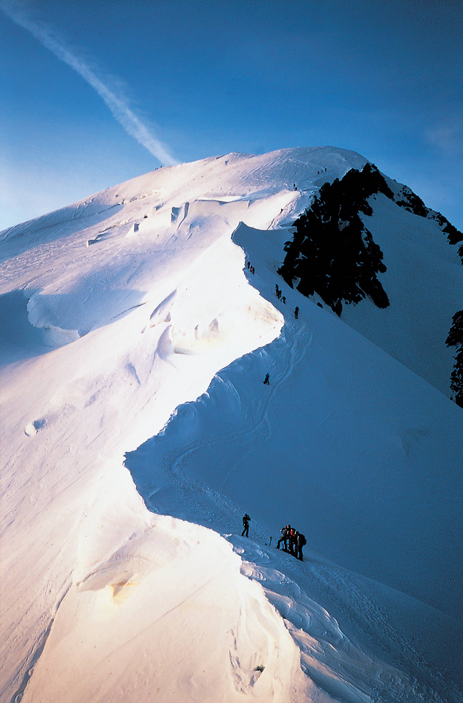 The Bosses Ridge, Mont Blanc 4,808m by Paul Deegan