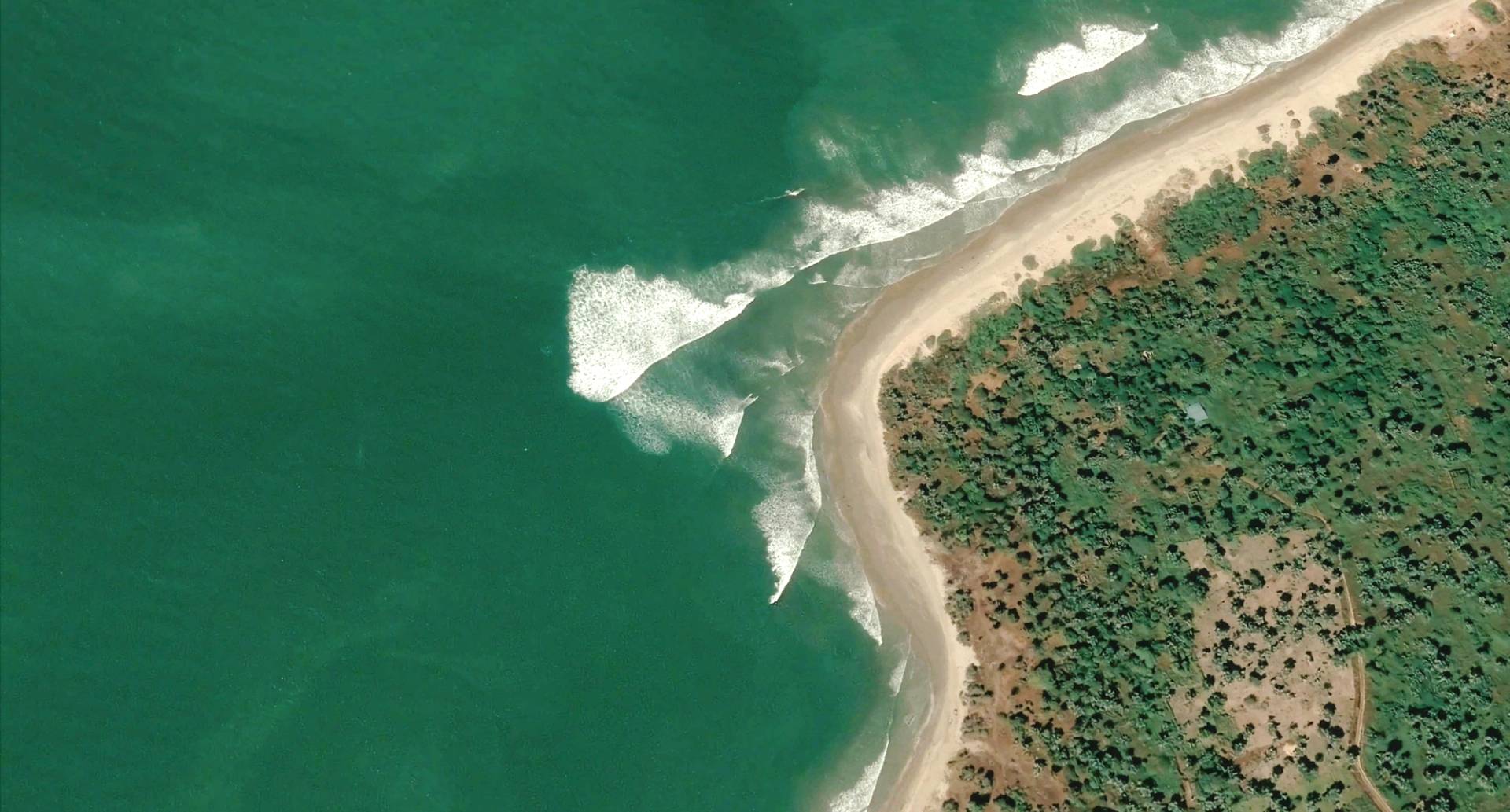 Gambia by Google Earth