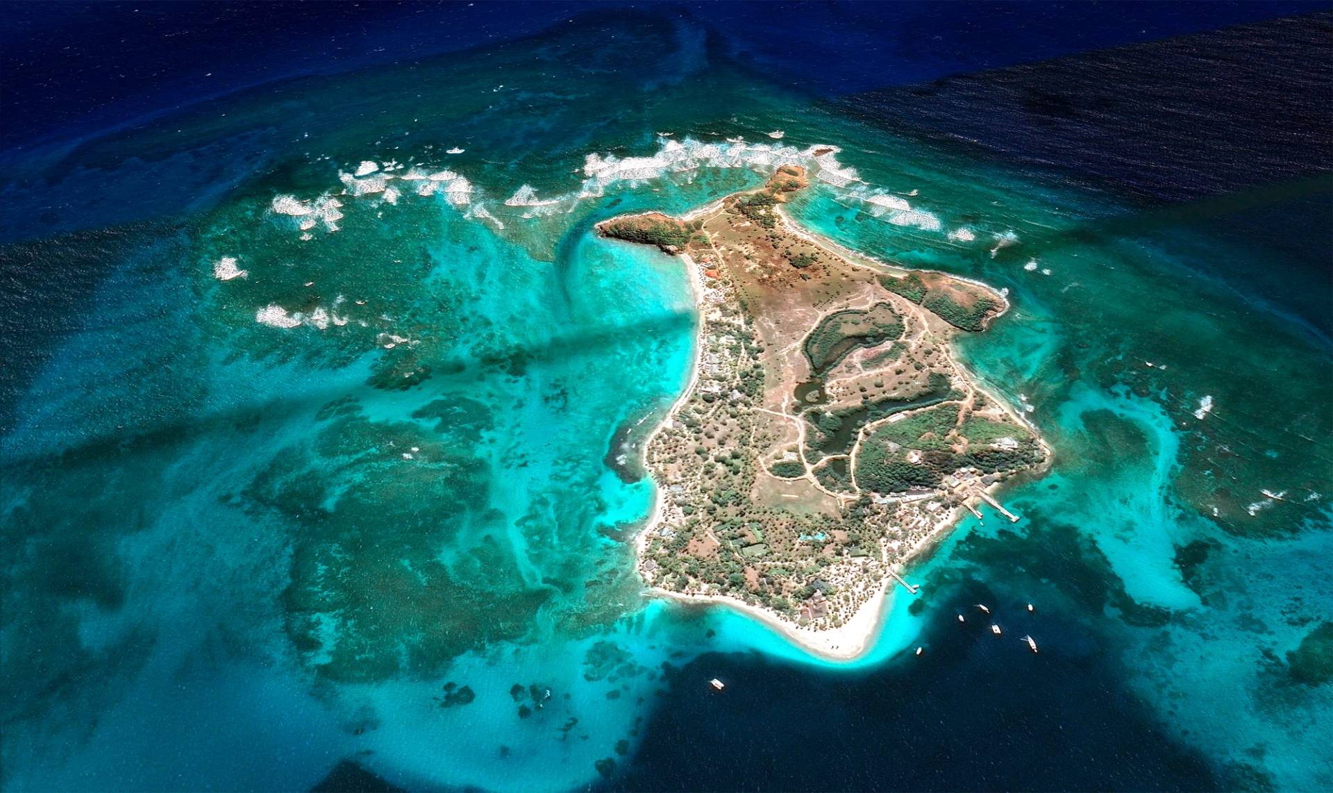 St Vincent & the Grenadines by Google Earth