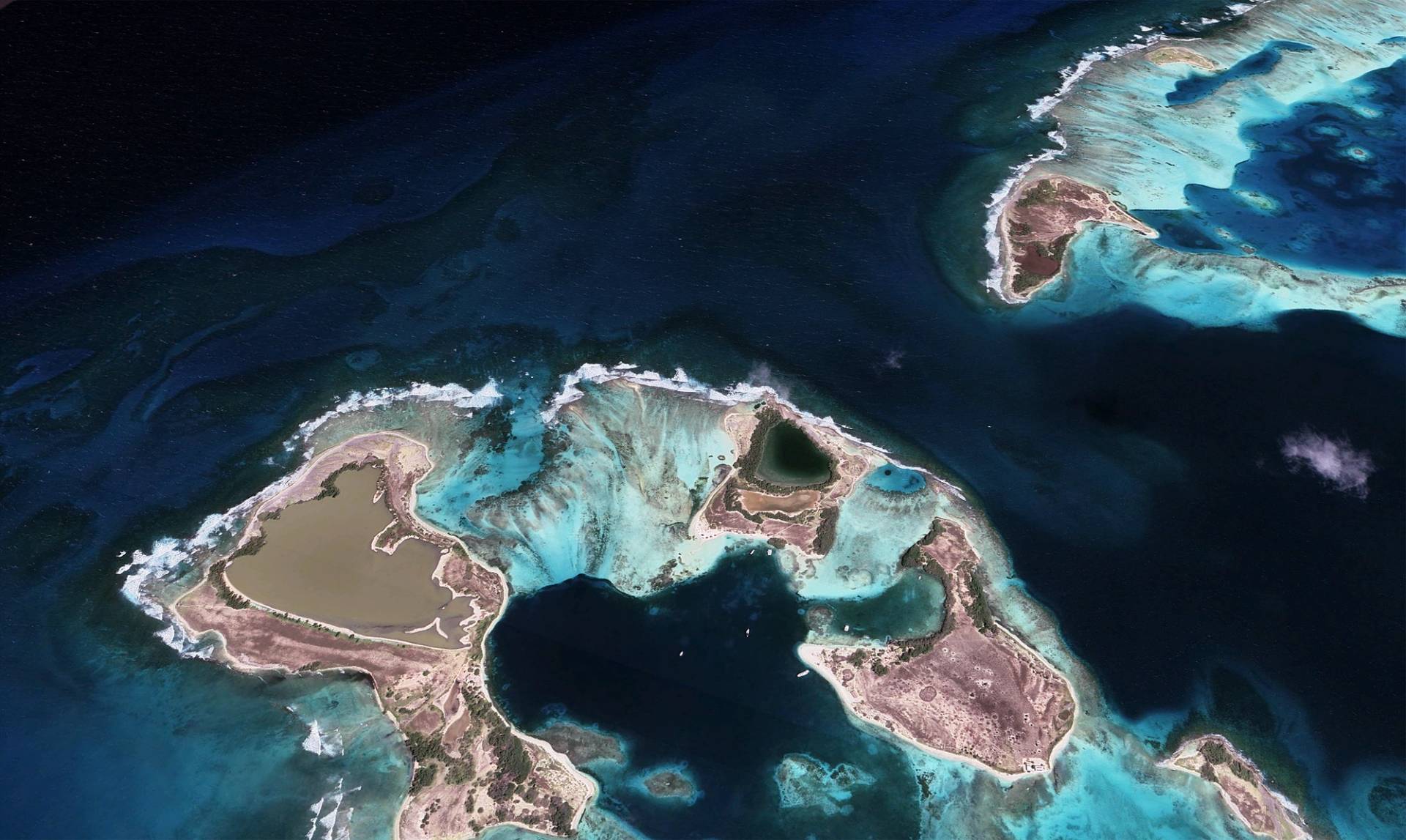 Los Roques National Park by Google Earth