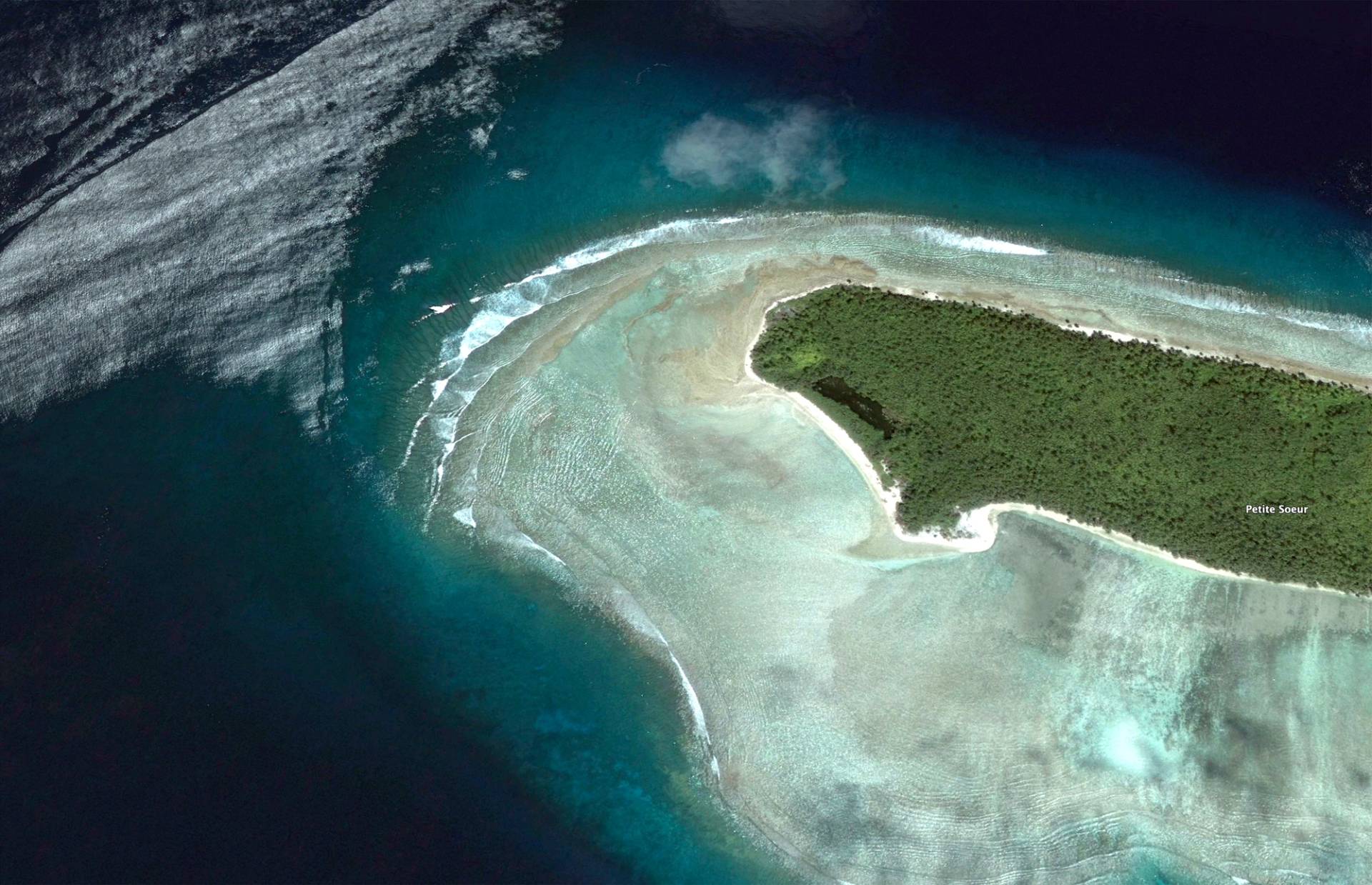 Chagos Archipelago by Google Earth