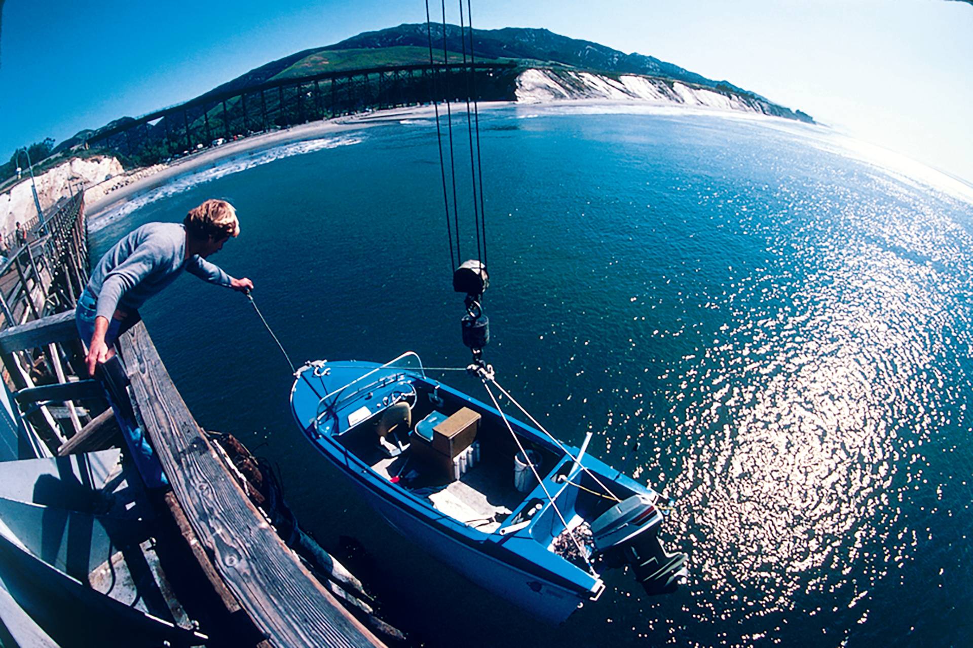 Boats are the only way to access some breaks by Don Balch