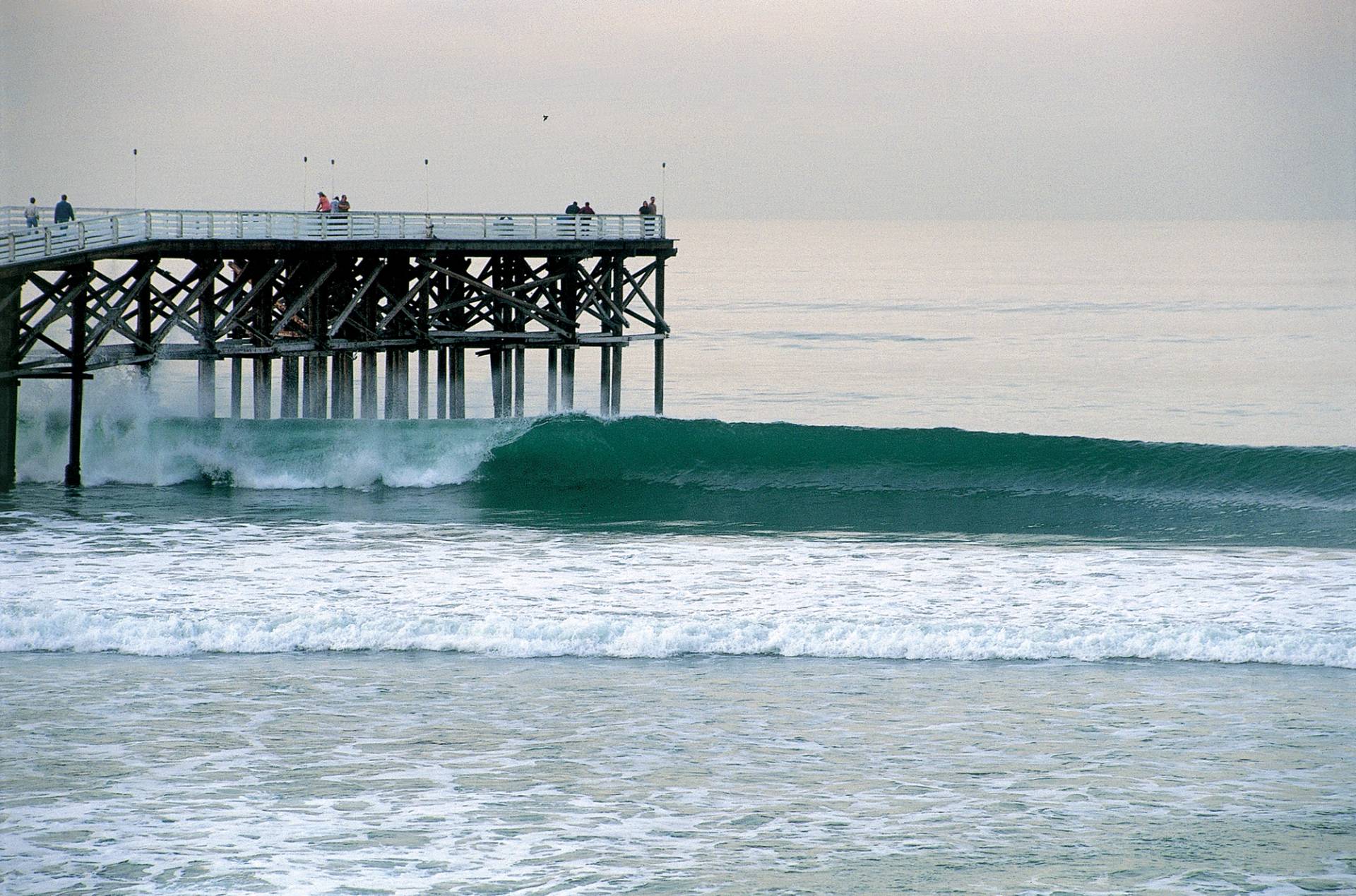 Crystal Pier/Pacific Beach by Don Balch