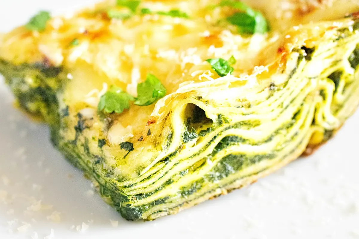 Lazanija su špinatais