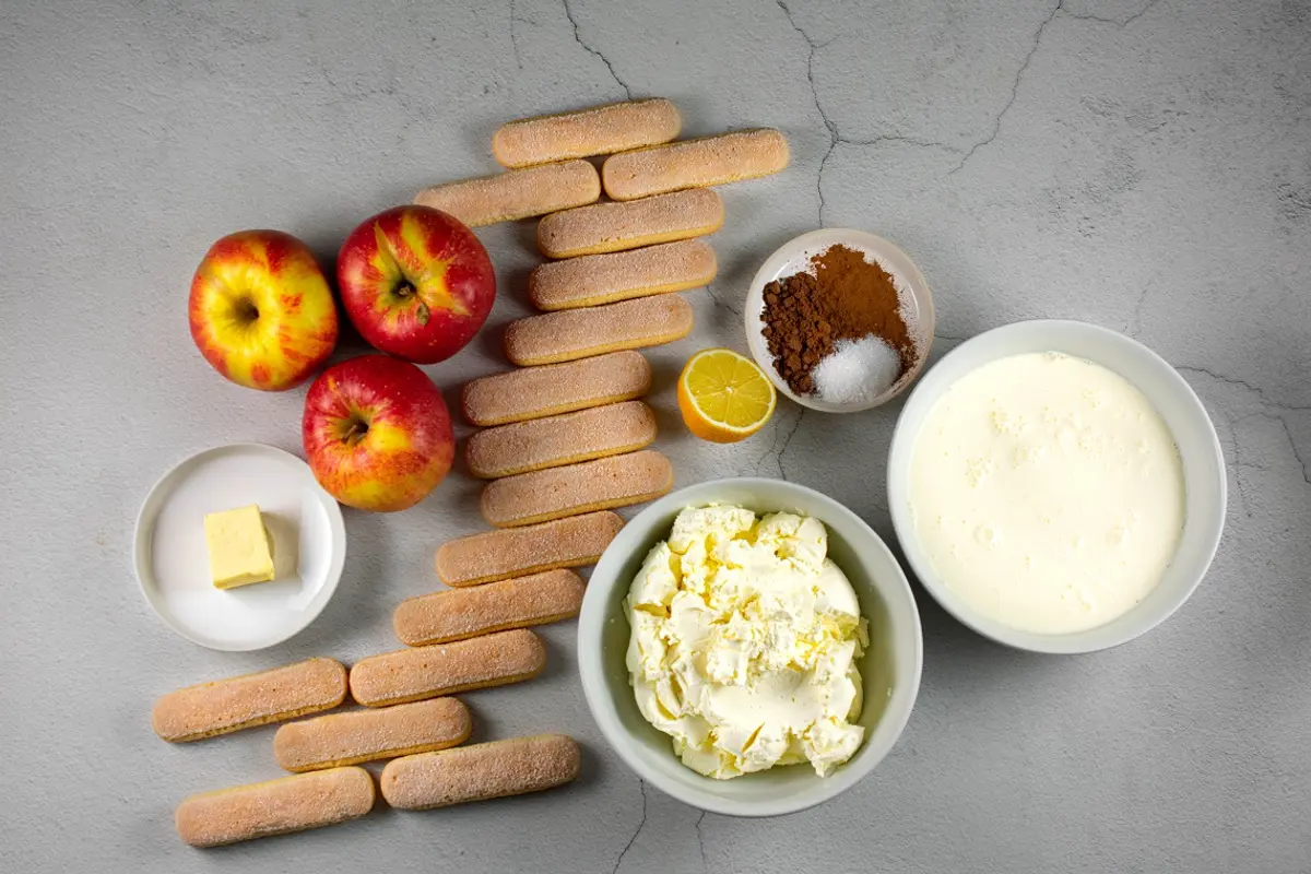 Tiramisu su obuoliais (video)