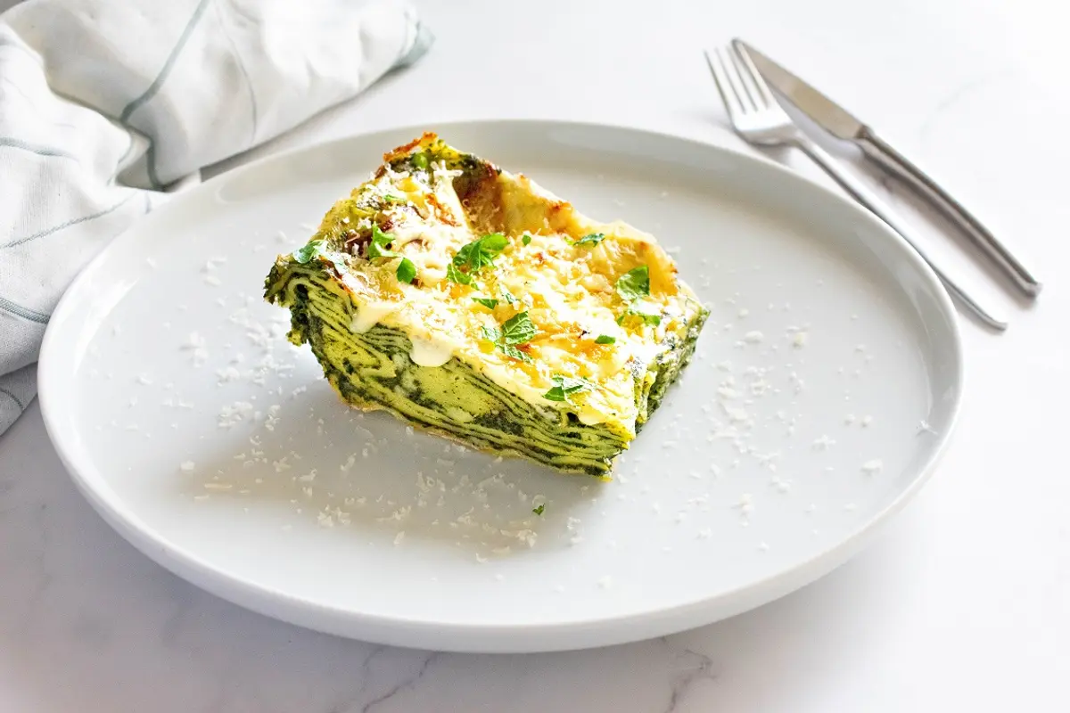 Lazanija su špinatais