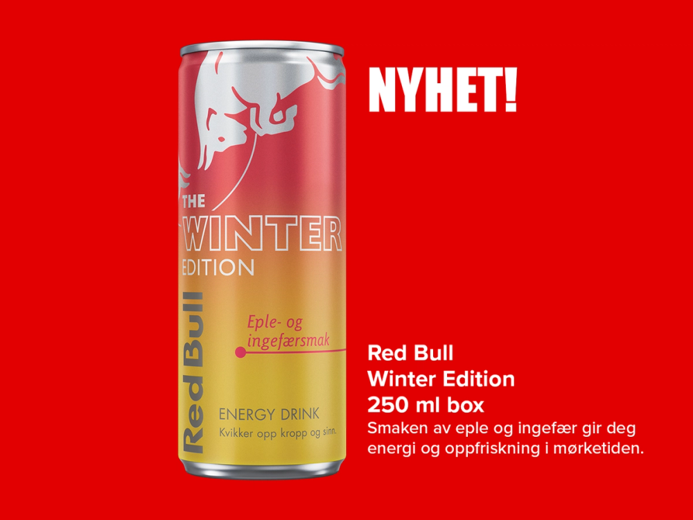 Nyhet! Red Bull Winter Edition 250 ml box