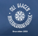 Viser logoen til ole vaagan mineralvannfabrikk, som leveres gjennom SPAR Ådland Stord