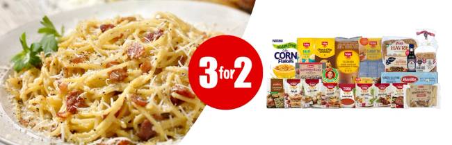 Kampanje 3 for 2 på fri-for produkter