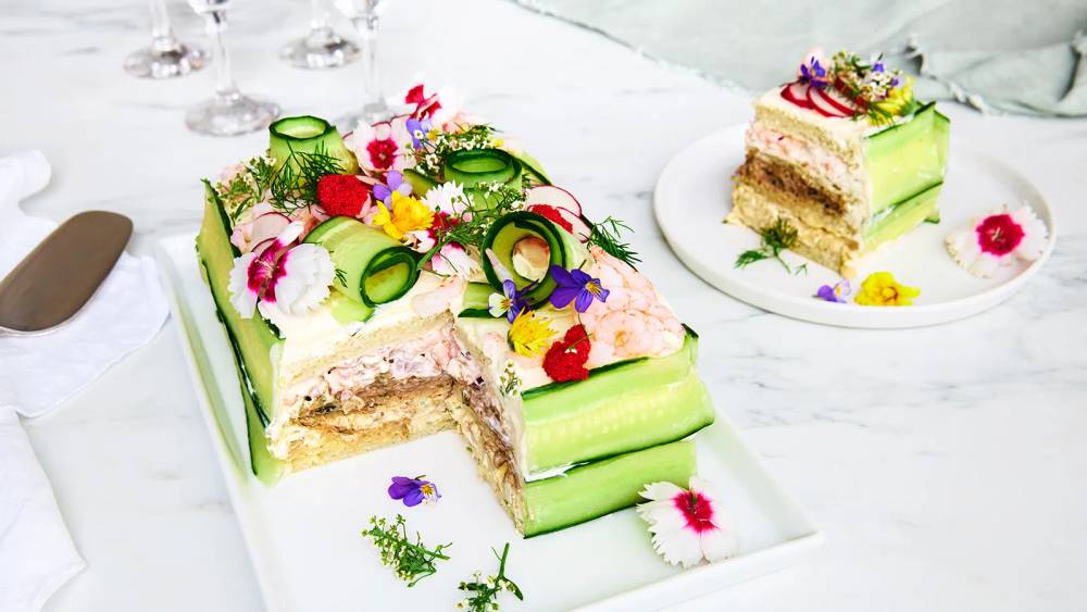 Klassisk rekesmørbrød med Mills Ekte Majones