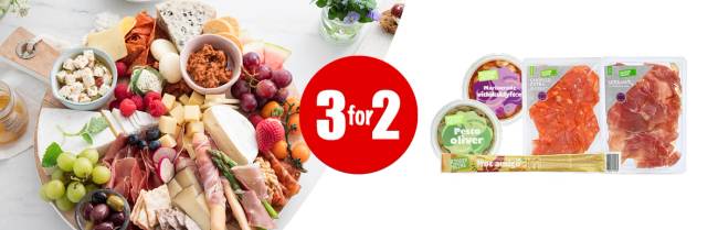 3 for 2 pålegg fra ridderheims