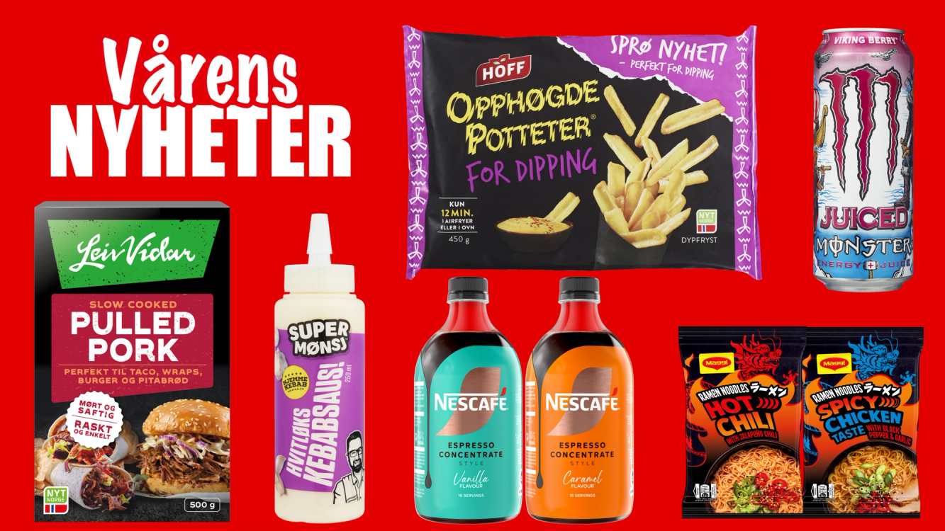 Vårens nyheter - et utvalg av nye produkter hos SPAR