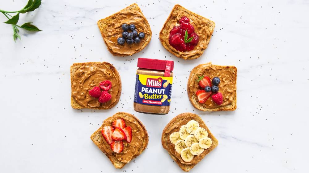 Mills Peanut Butter sandwich