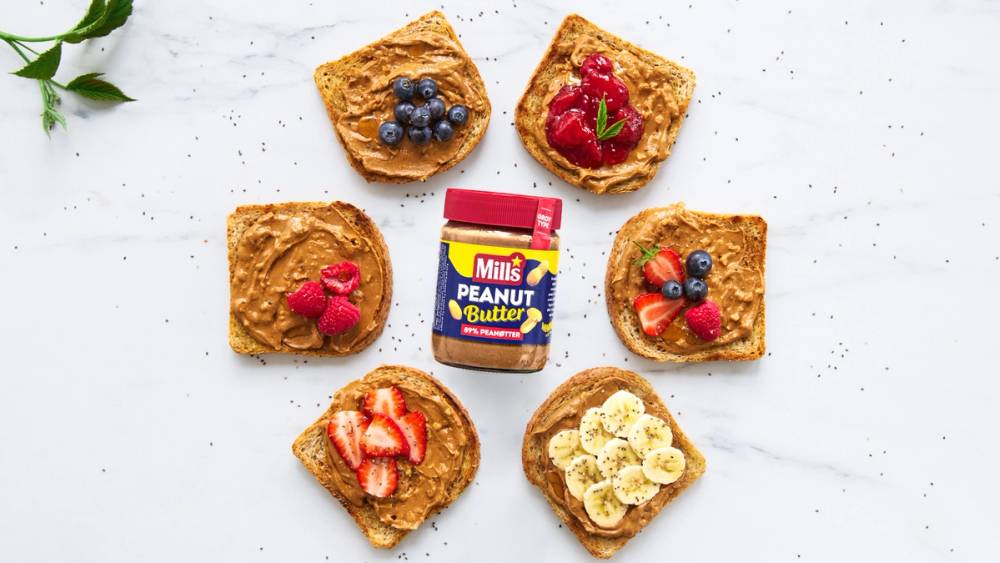 Mills Peanut Butter sandwich