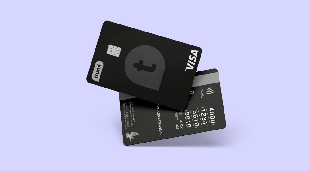 Viser bankkortene med Trumf Visa