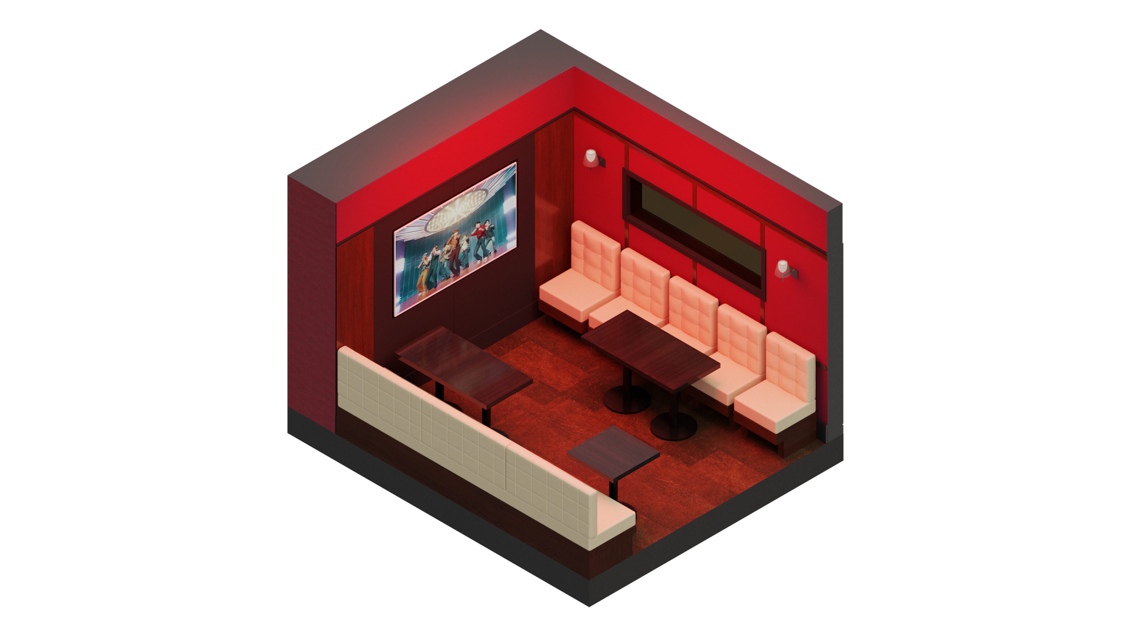 private room for karaoke in city