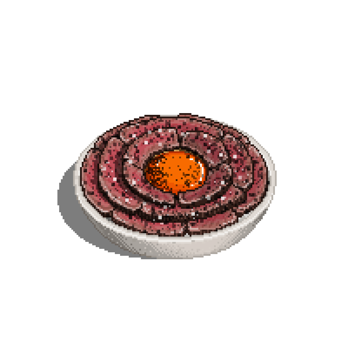 Grilled Beef Rice, Soy-cured Egg, Chi Shang Rice