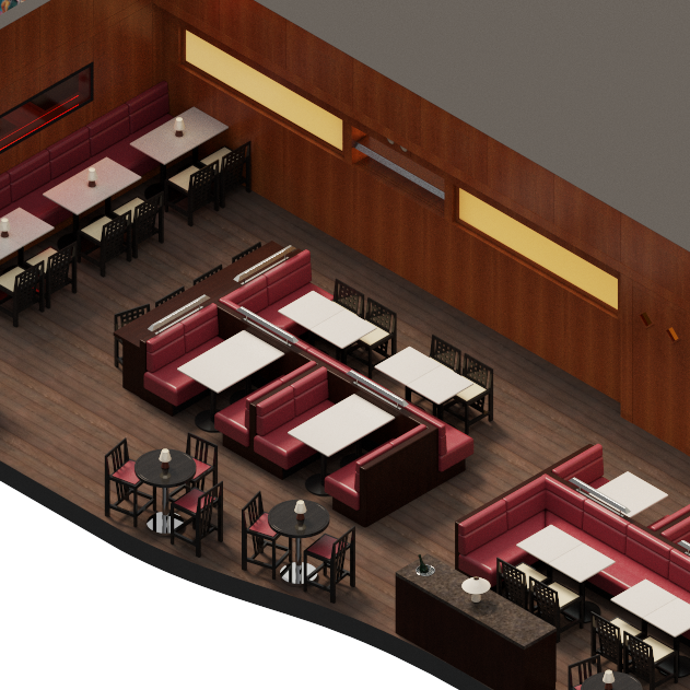 BAO City Bloomberg dining room 