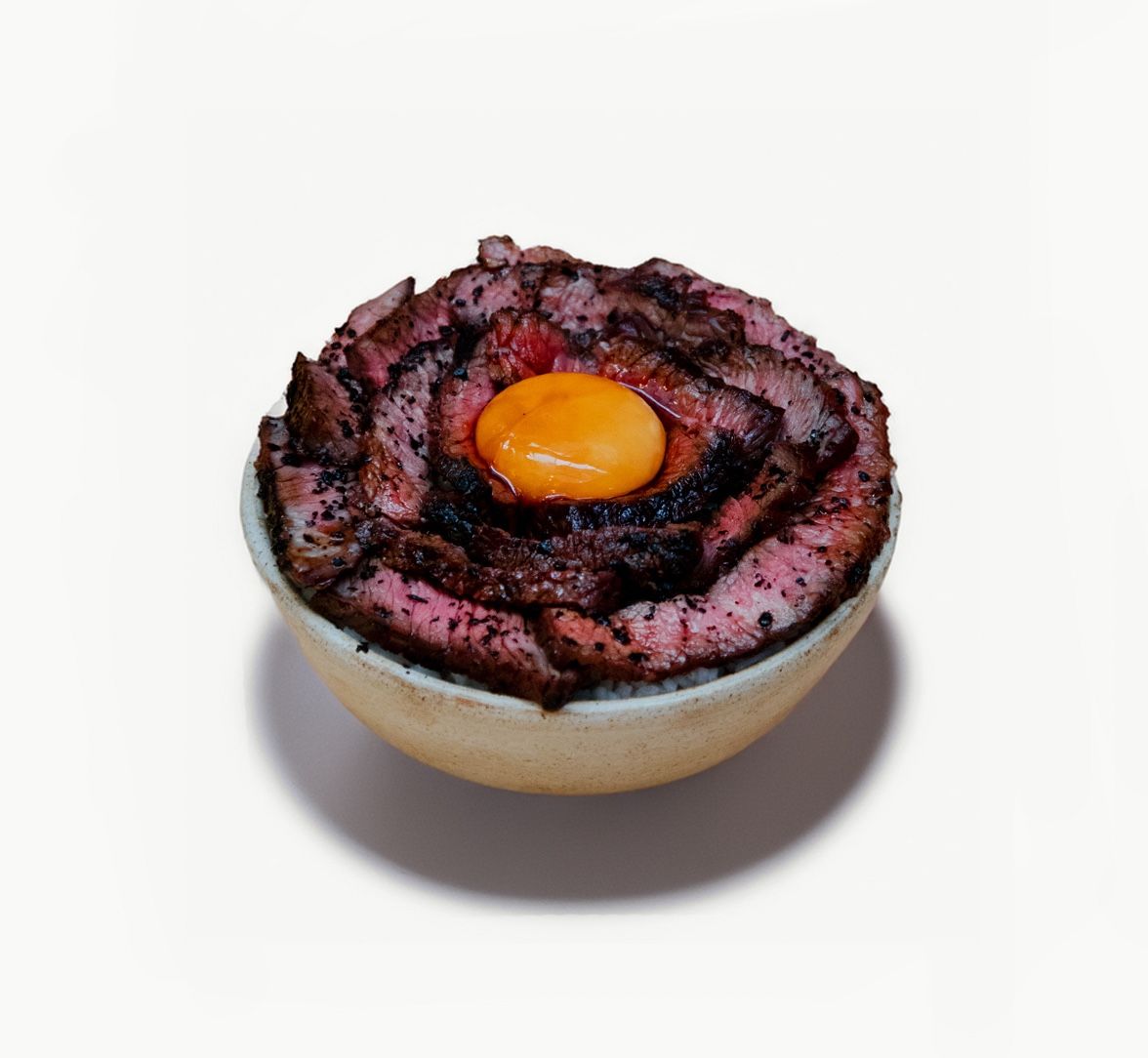 famous beef steak rice bowl at bao london