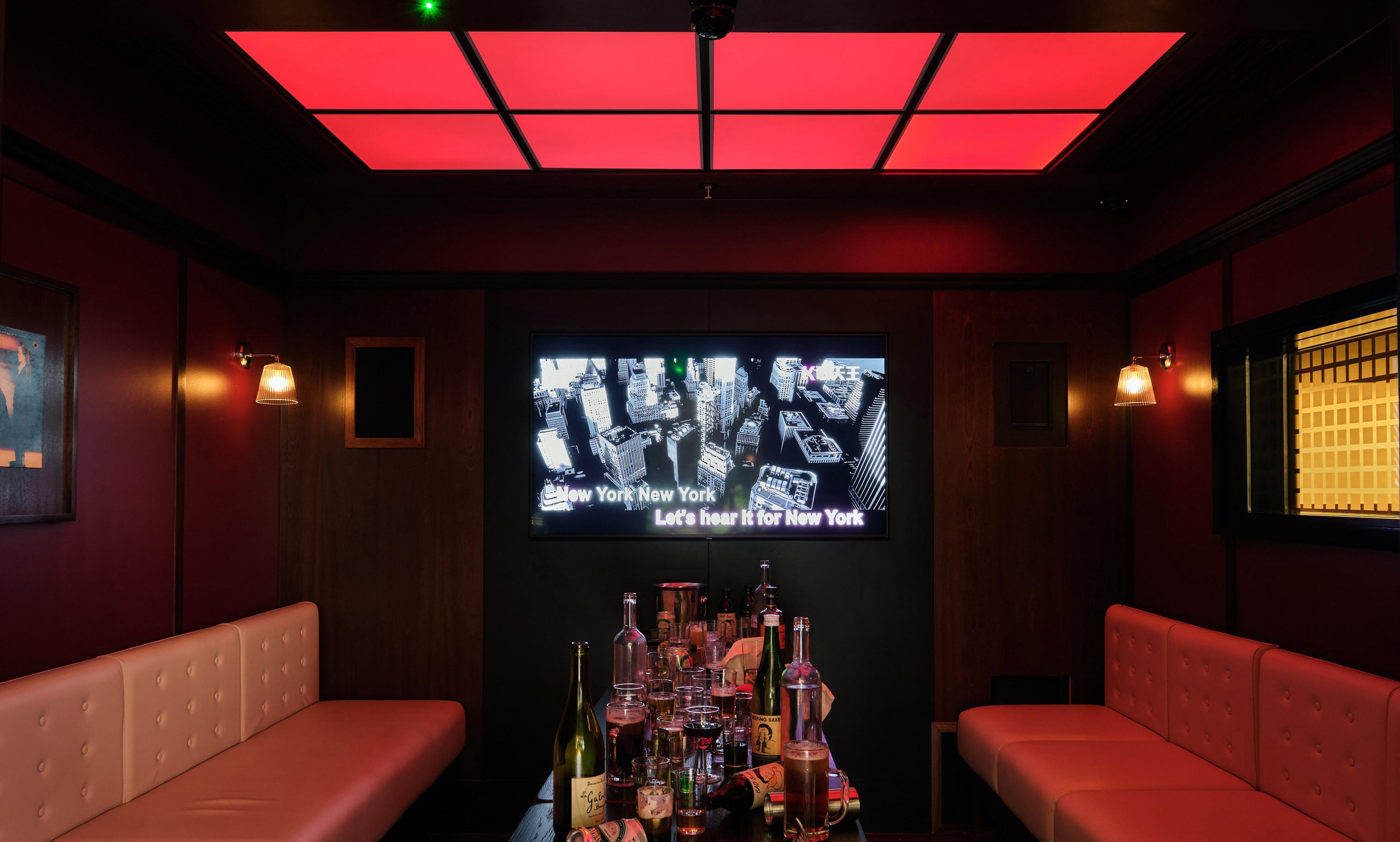 best group activity private karaoke room in bloomberg arcade, city