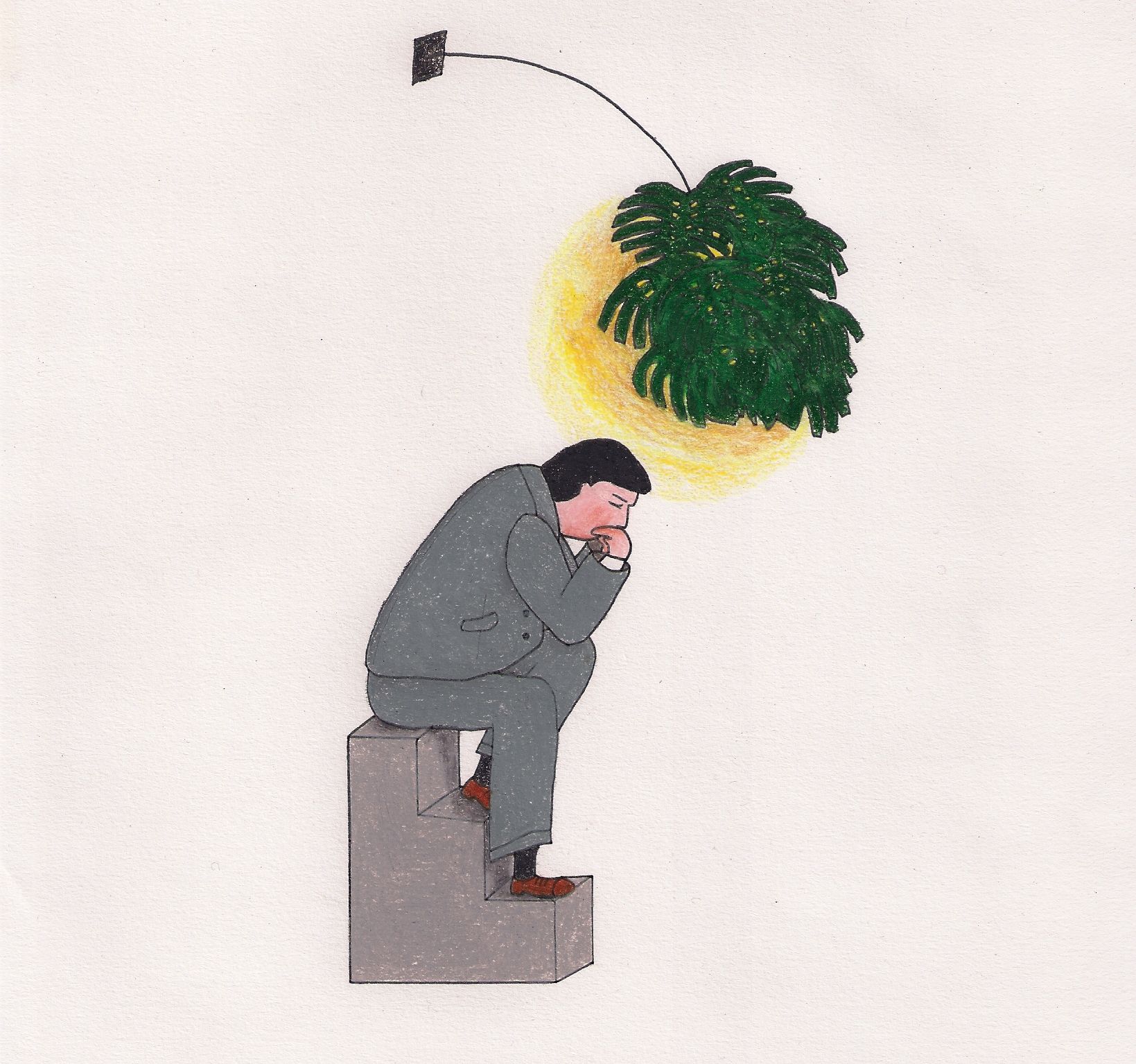 Rules to be a lonely man installation that became the seed of what the BAO logo became