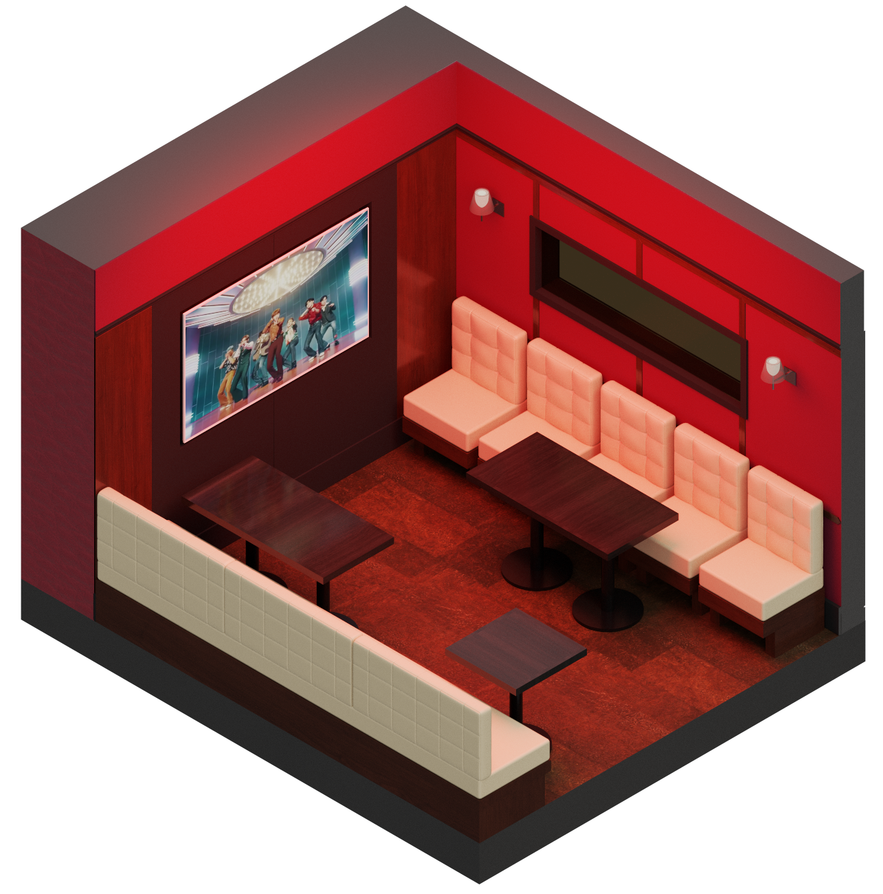 best group activity private karaoke room in bloomberg arcade, city