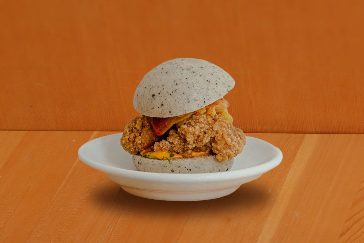 fried chicken bao for delivery