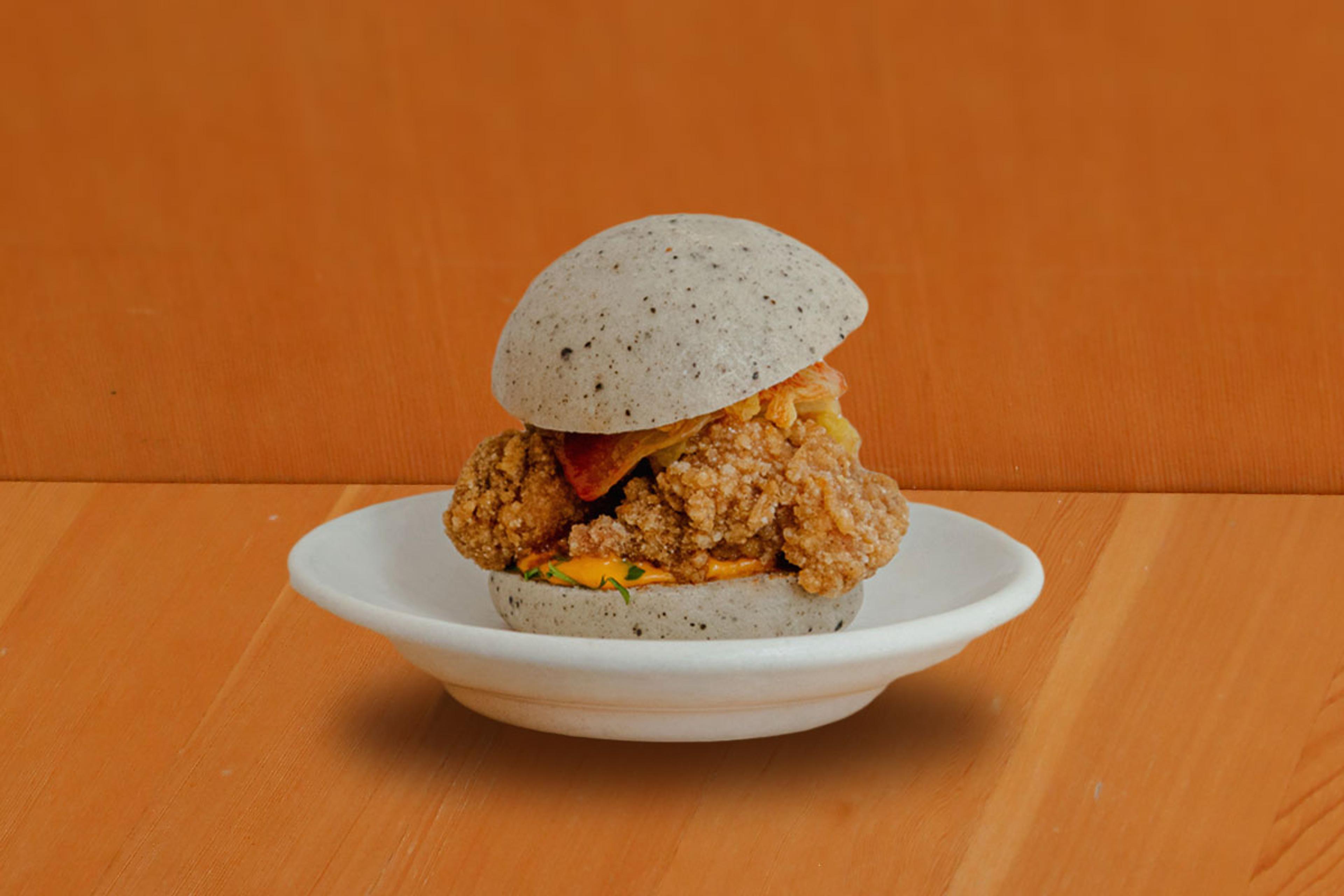 fried chicken bao for delivery