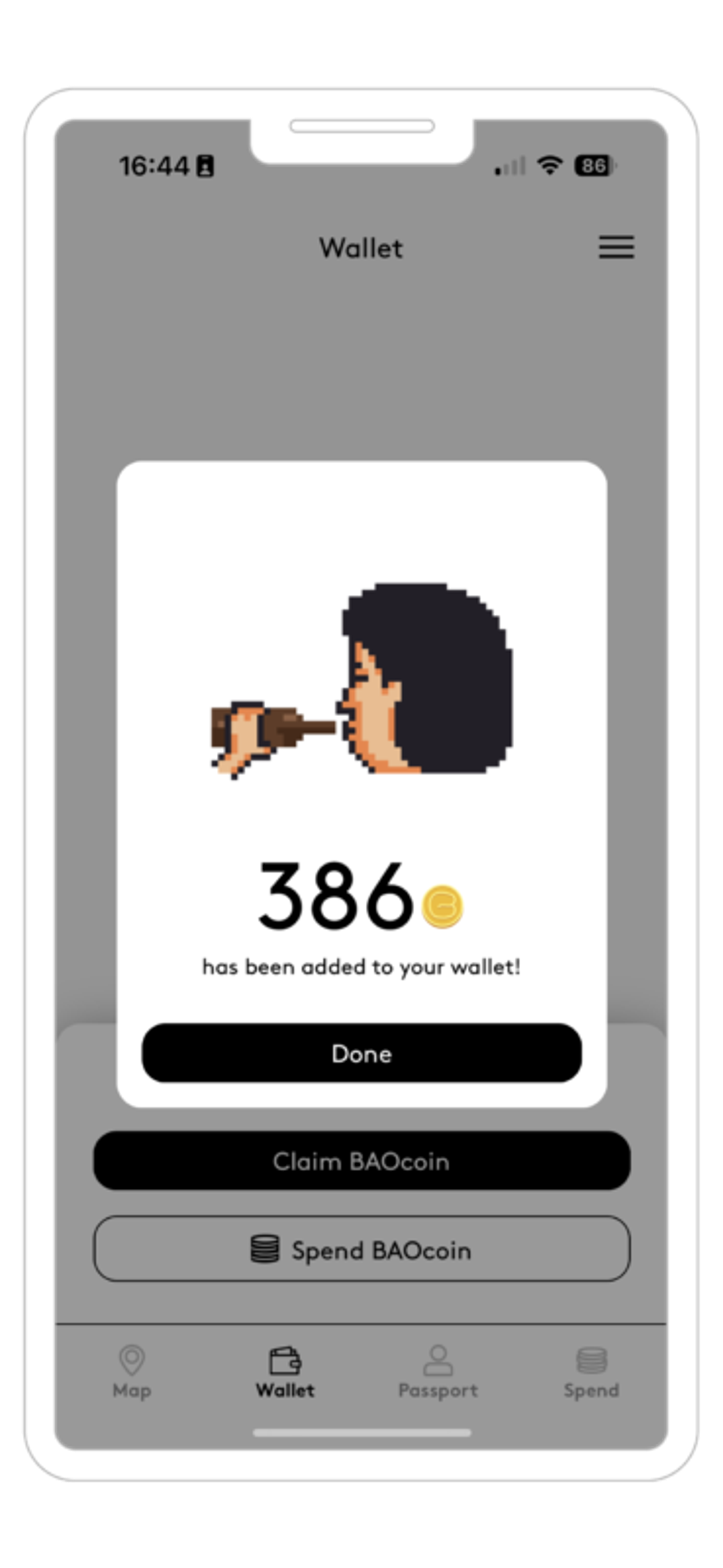 collect points to claim prizes