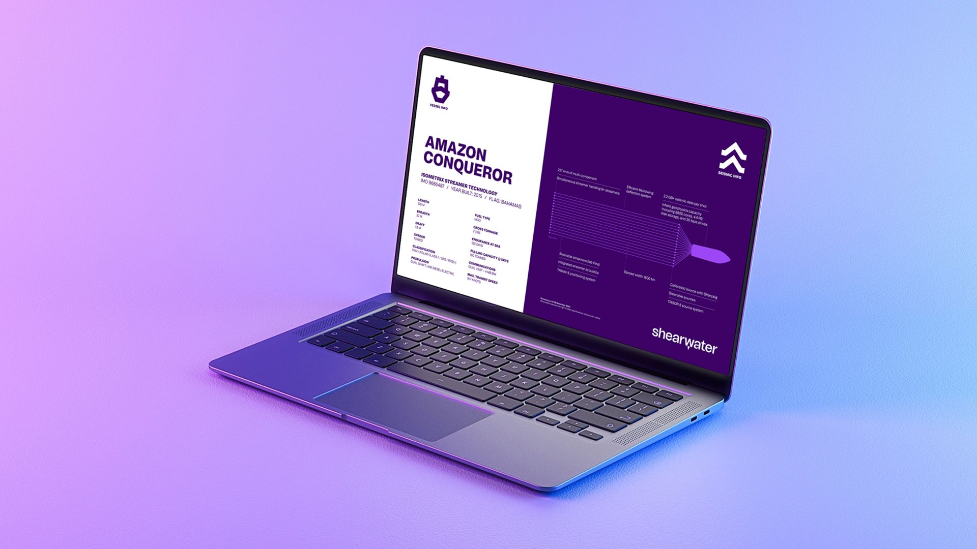 Shearwater laptop