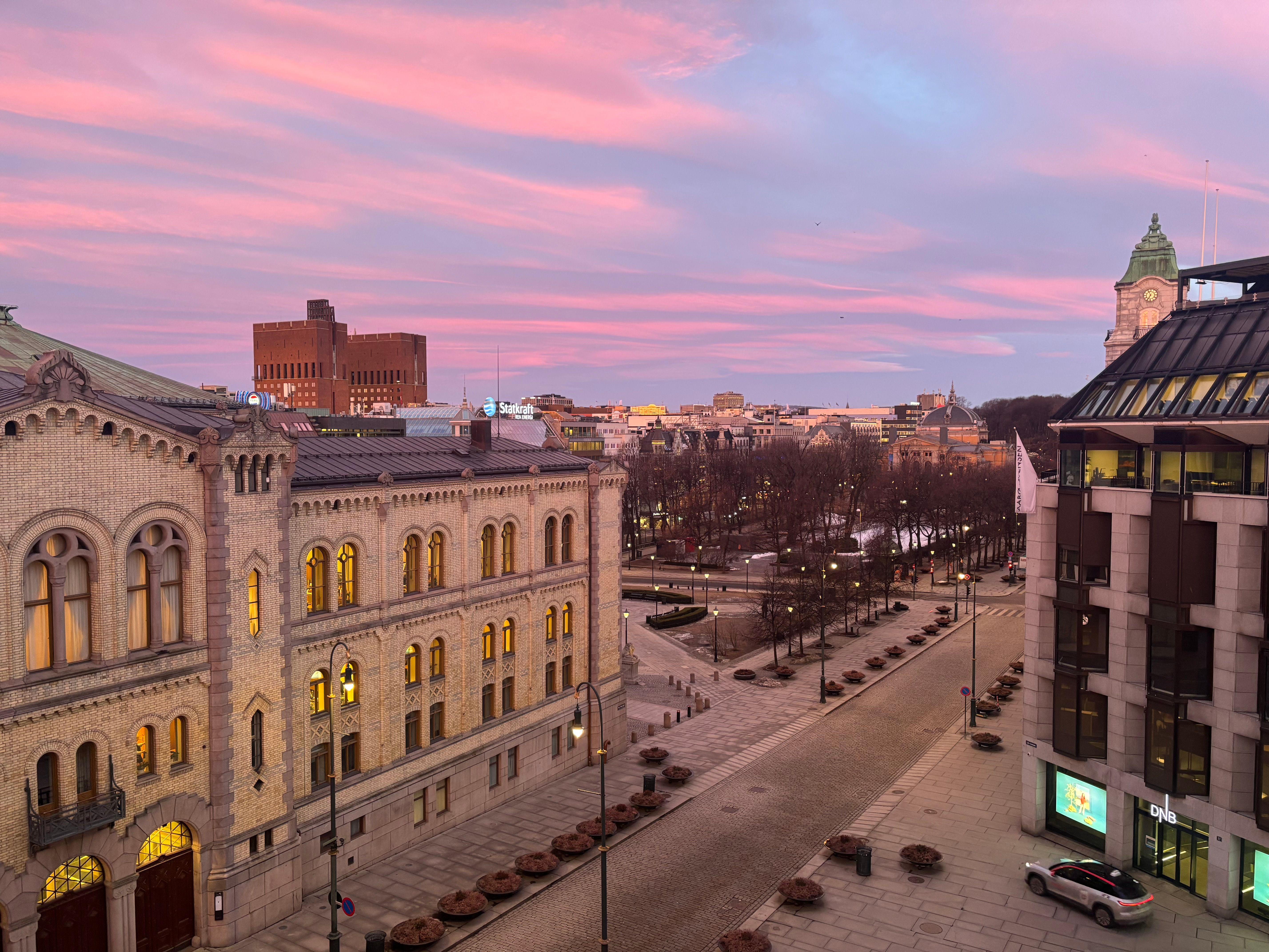 office-view-evening