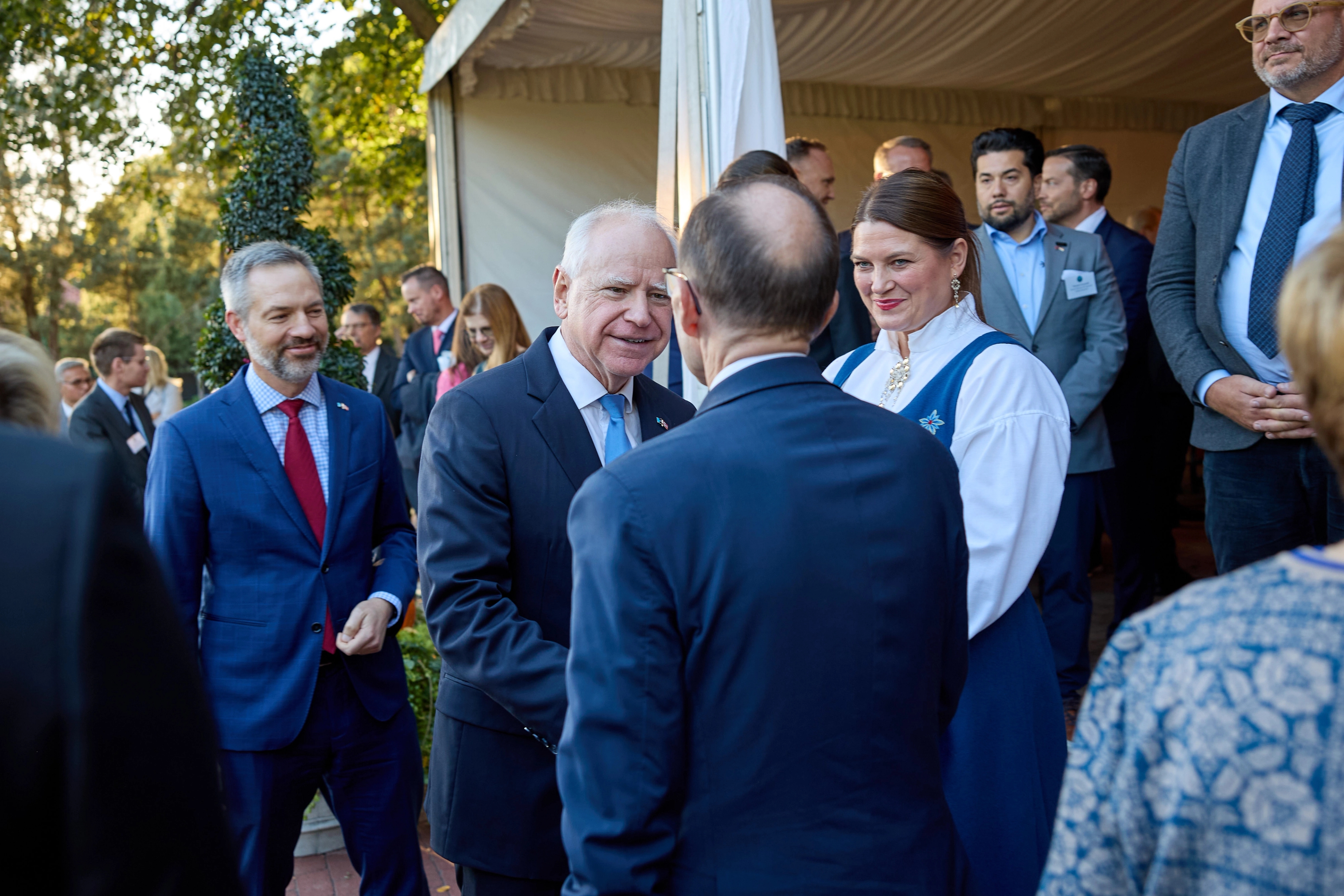 Reception at the Governors mansion