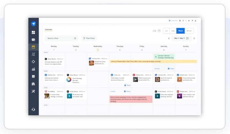 SocialPilot bulk scheduling interface for managing multiple Threads accounts