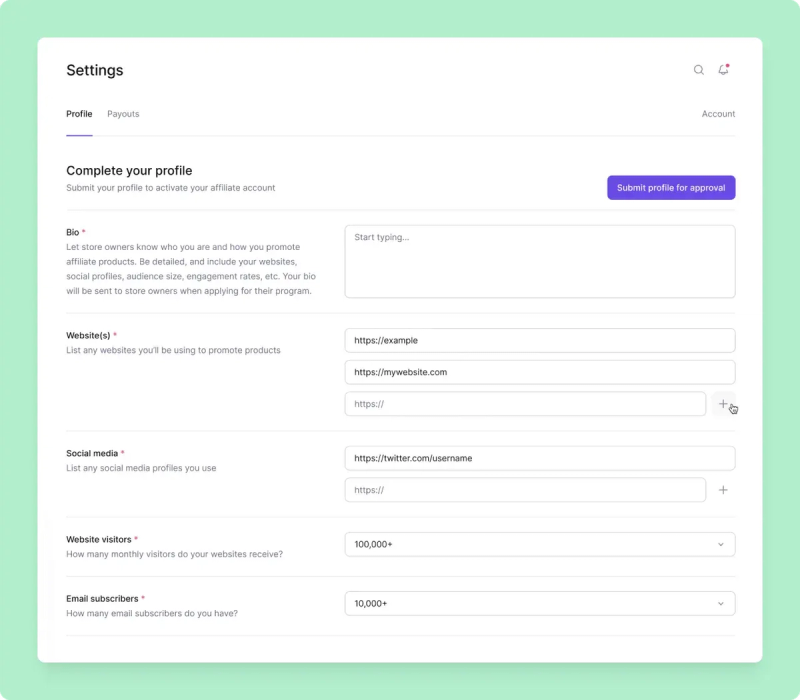 Lemon Squeezy: affiliates apply