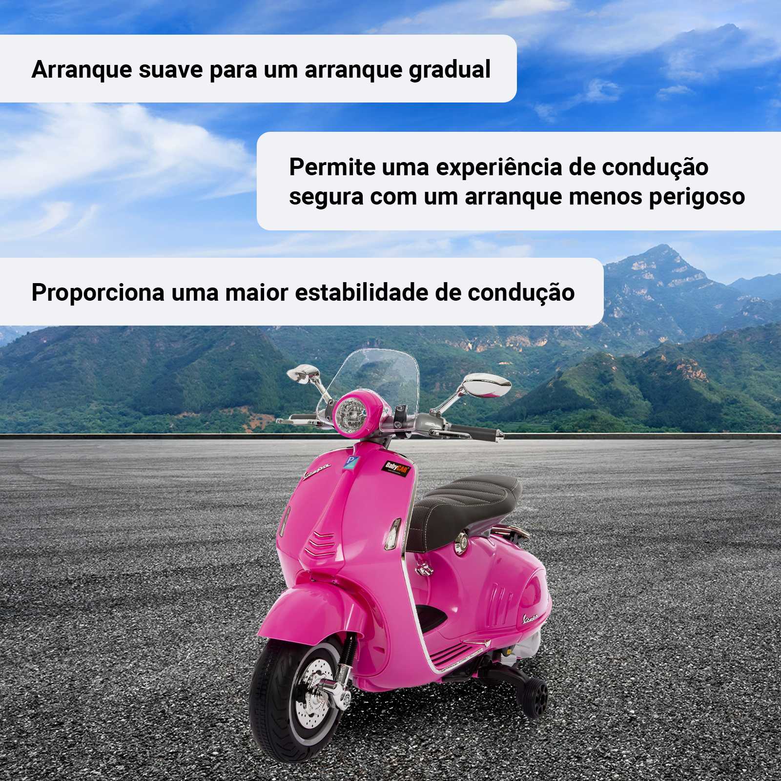 Vespa 946 rosa soft start