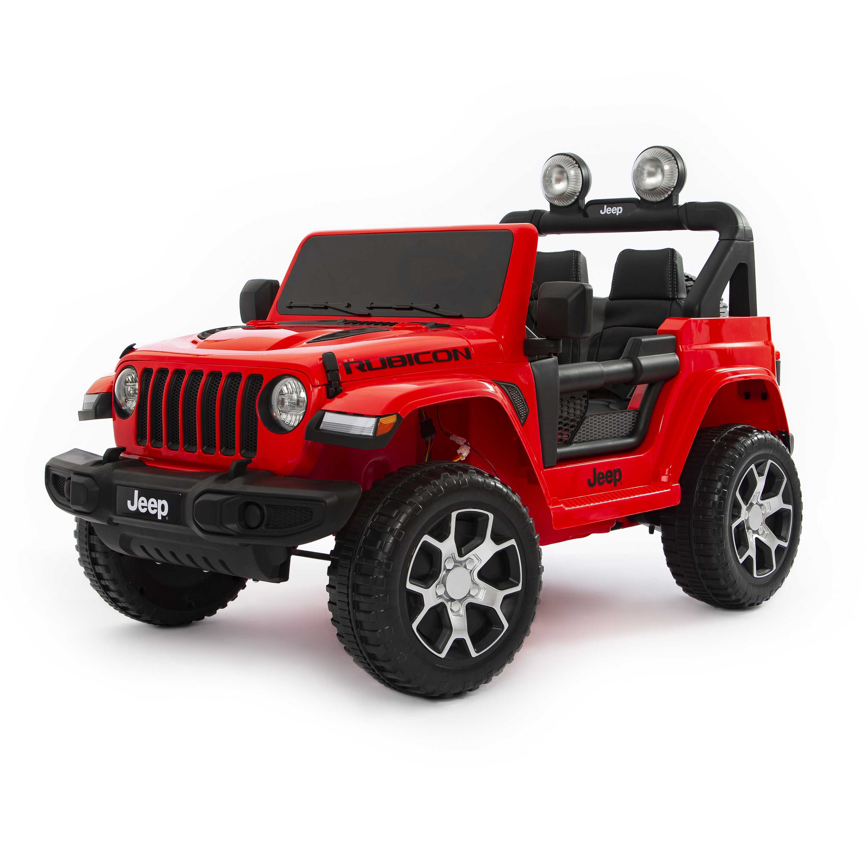 Jeep Wrangler Rubicon elétrico para crianças de 12V com 2 lugares 