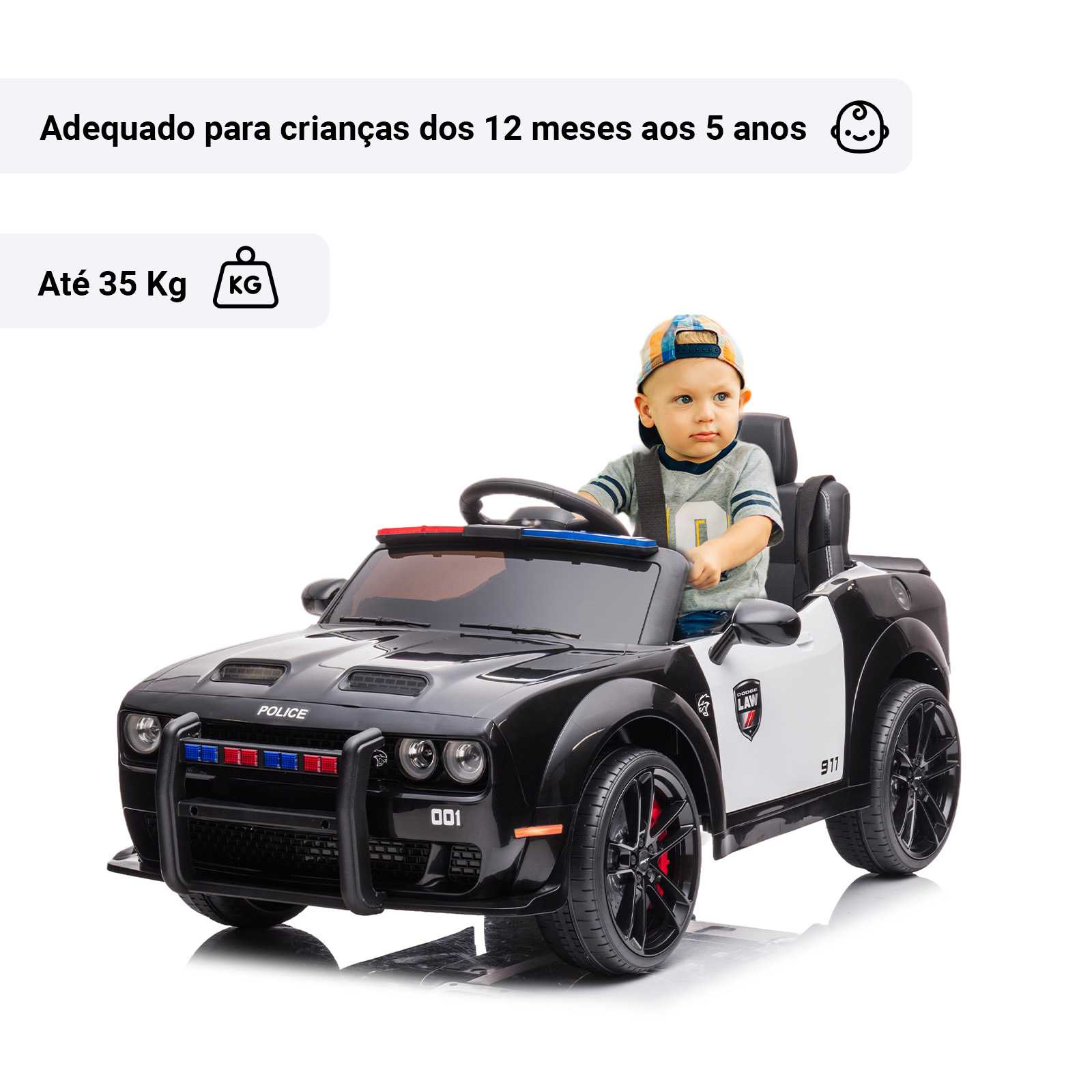 Polícia de Dodge com criança