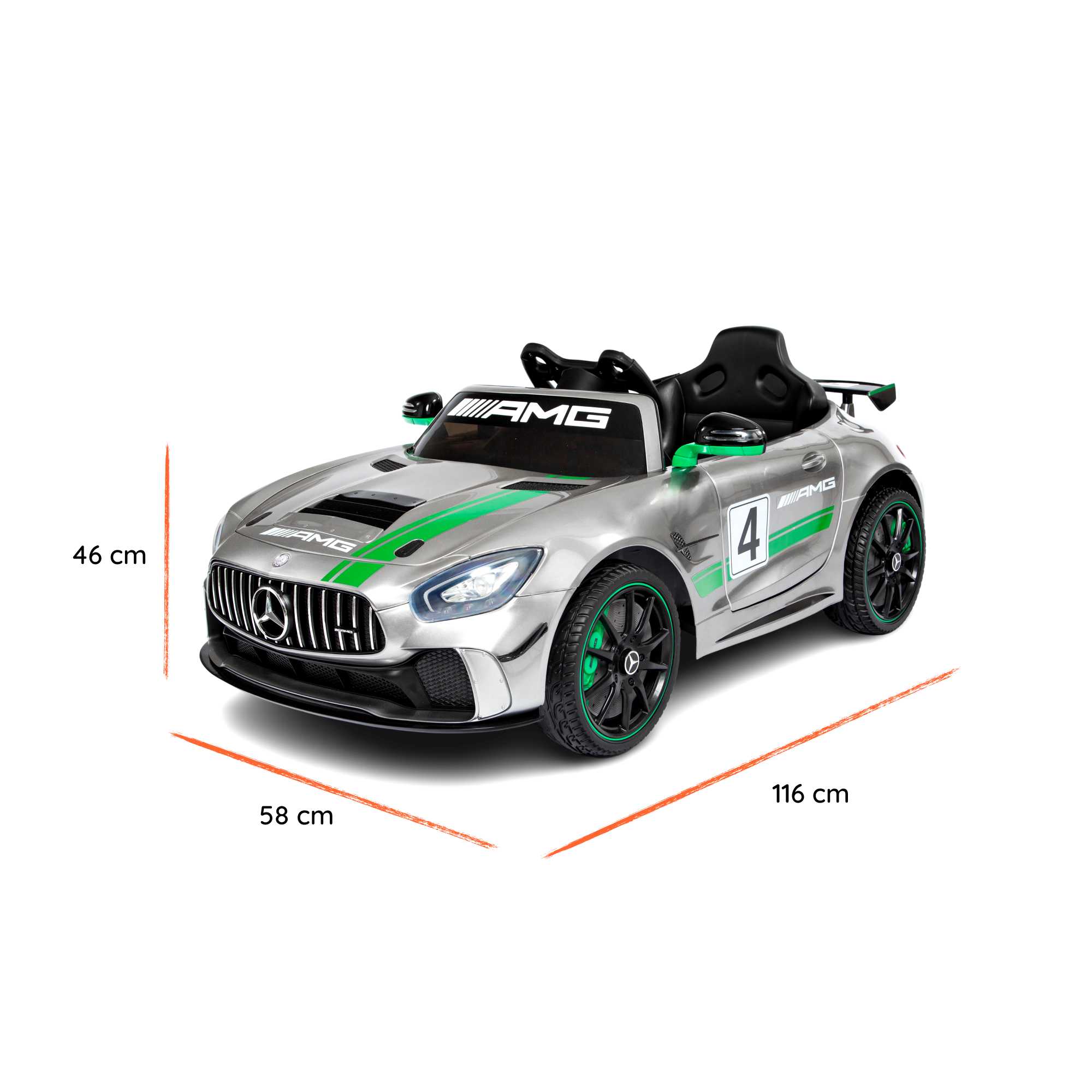 Mercedes GT4 AMG dimensioni