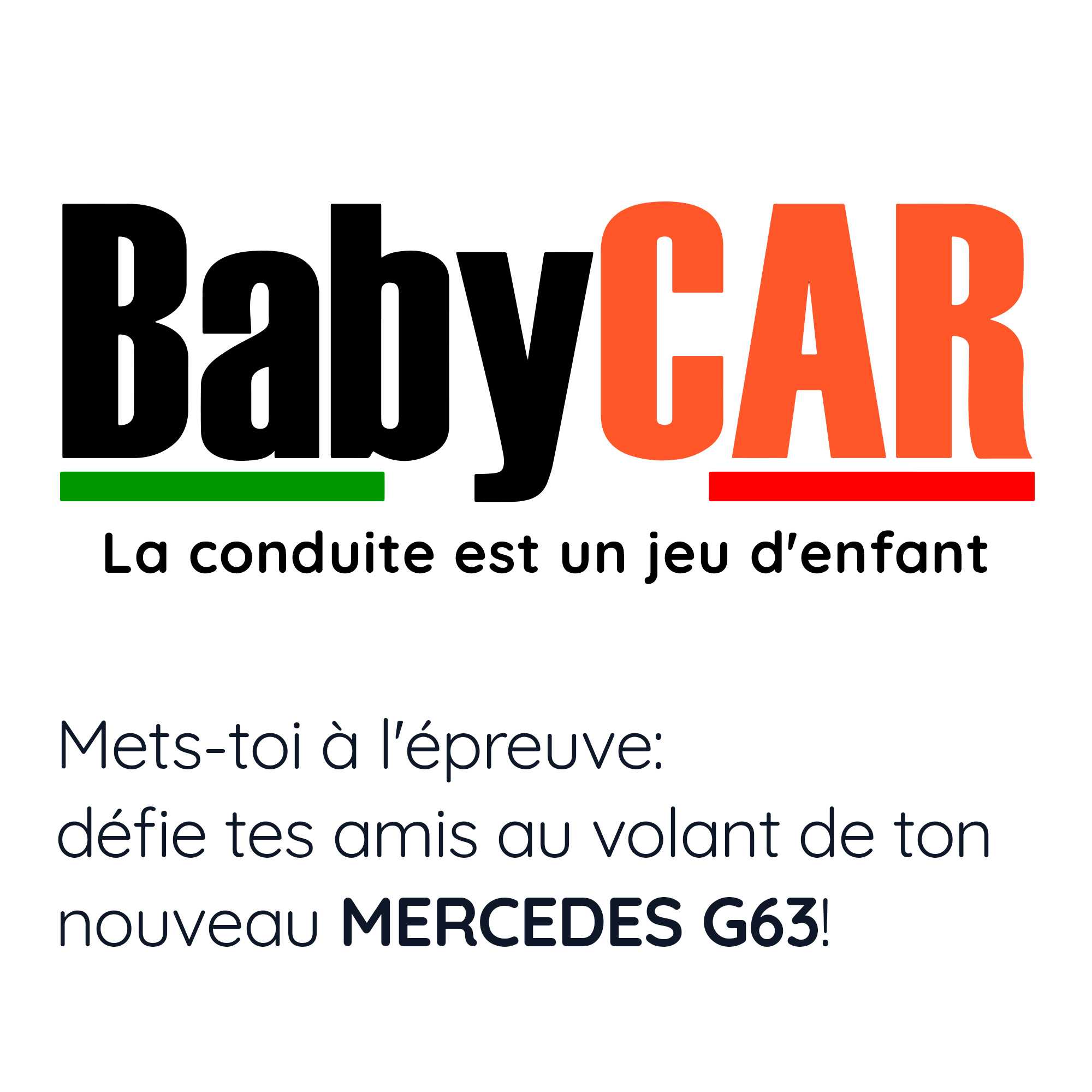 Mercedes G63 Sport - BabyCar