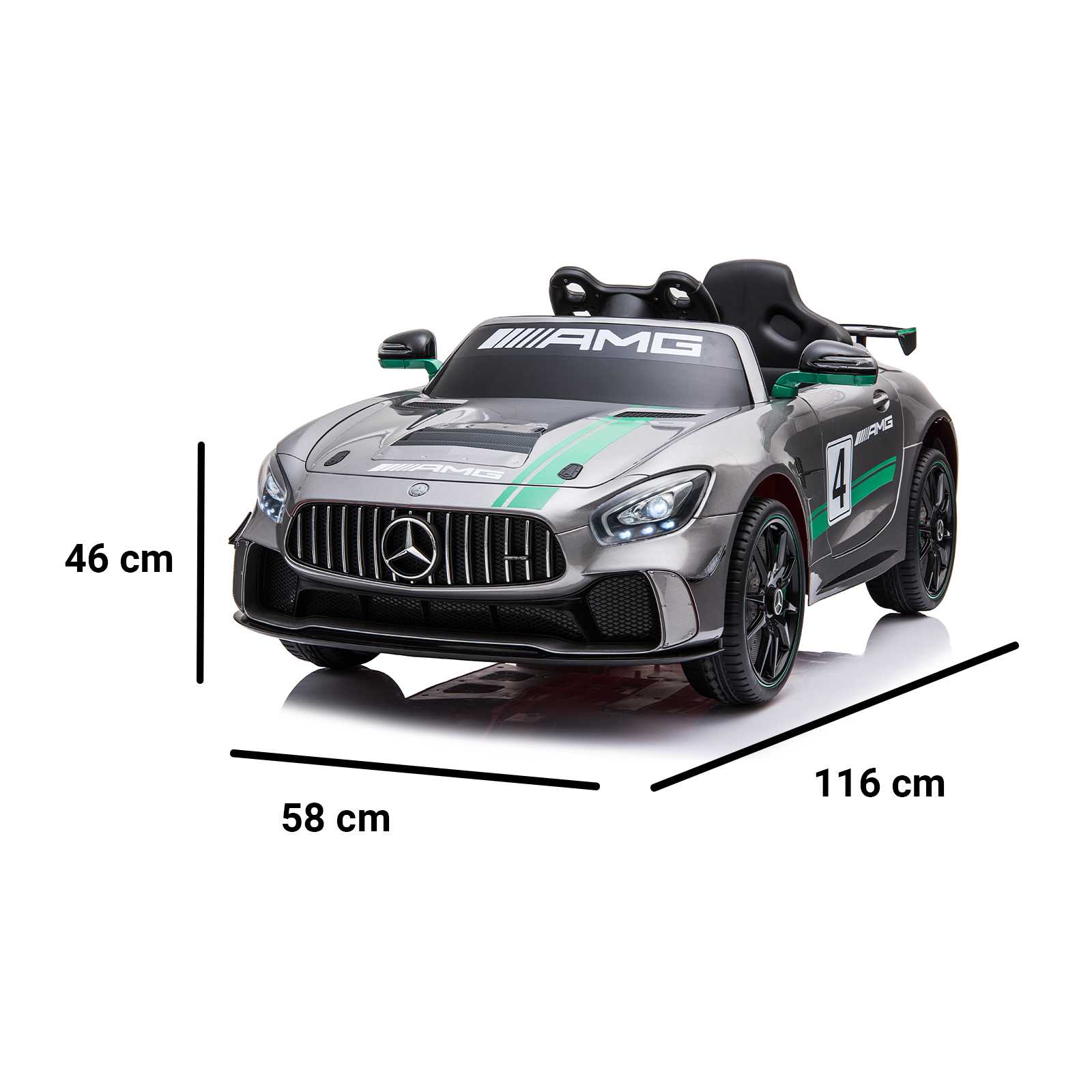 Mercedes GT4 AMG giocattolo dimensioni