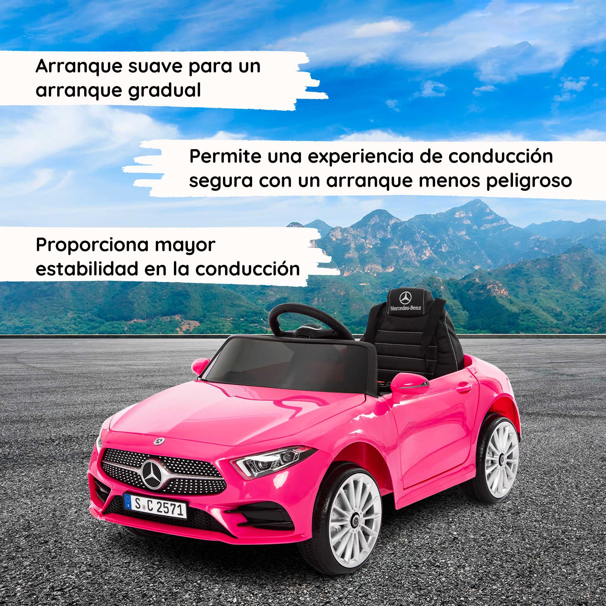 Mercedes CLS Rosa Soft Start